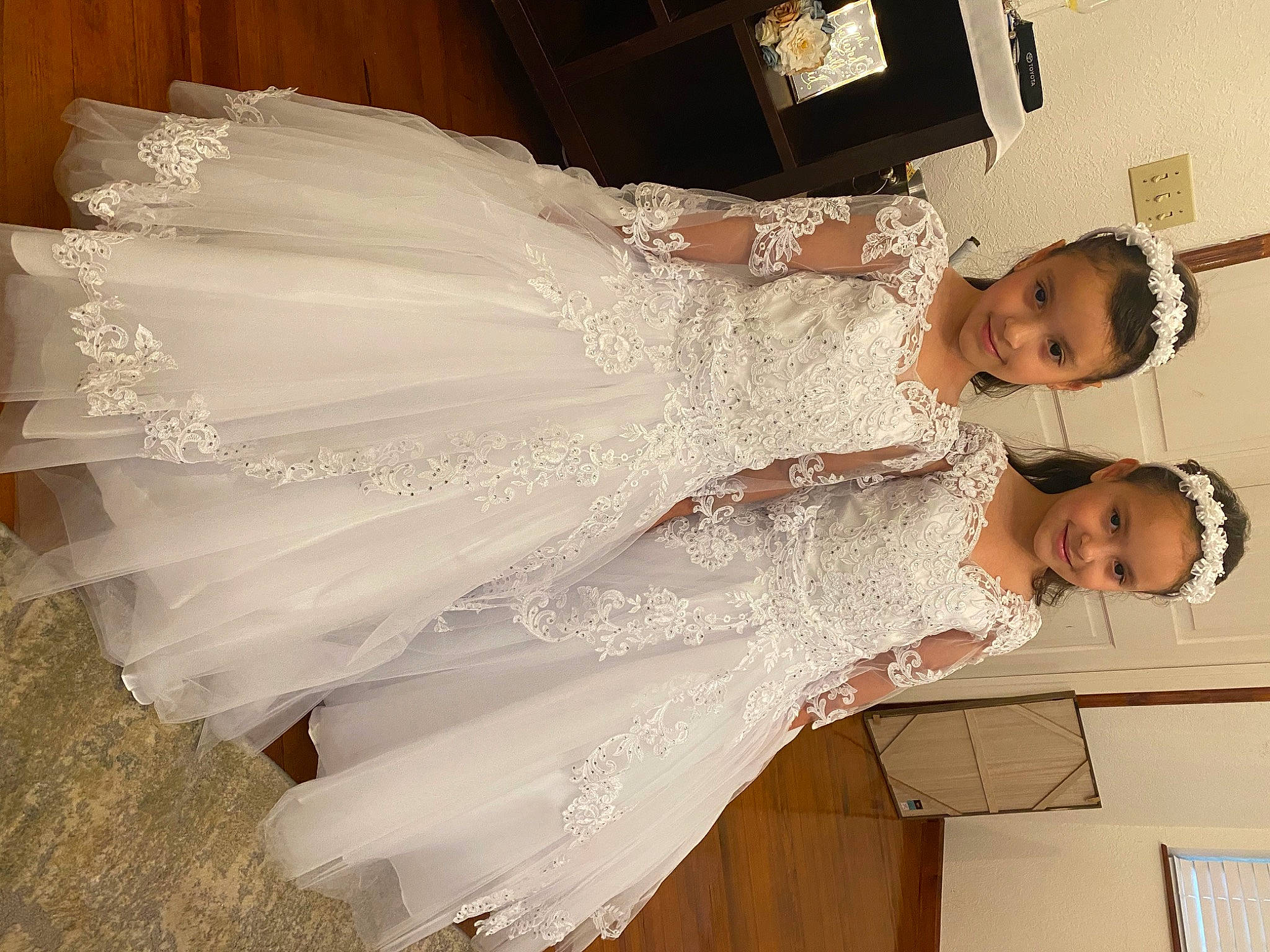 Lee And Kay is registered to the contest to win money with this photo: bridal_accessory, bridal_clothing, bridal_party_dress, bridal_veil, bride, dress, embellishment, event, eye, fashion_design, flash_photography, formal_wear, fun, gown, happy, head, headwear, human_body, joy, person