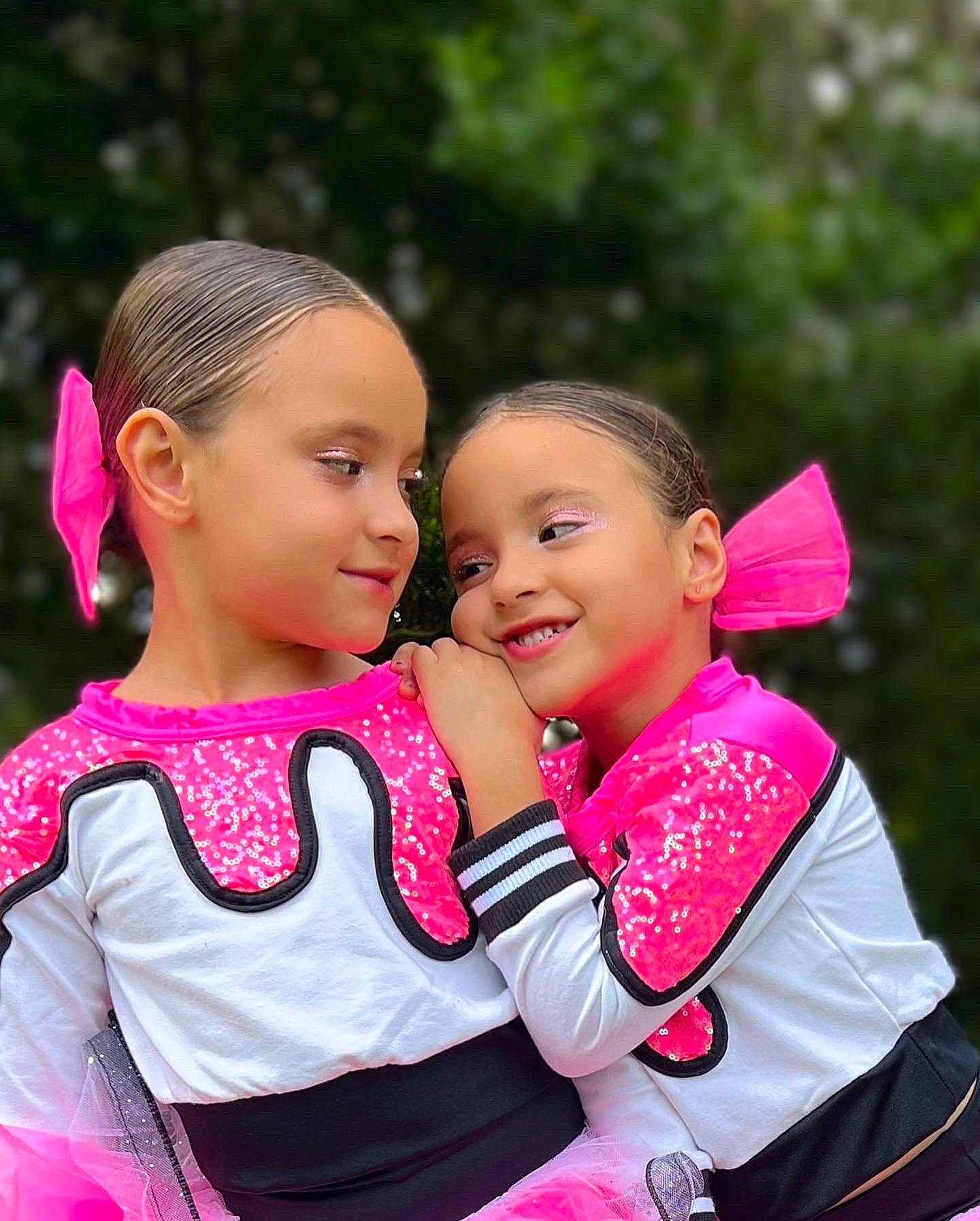 Lee And Kay is registered to the contest to win money with this photo: child, choreography, costume, dance, entertainment, event, fun, gesture, happy, jewellery, joy, leisure, magenta, people_in_nature, performance, performing_arts, person, pink, recreation, smile