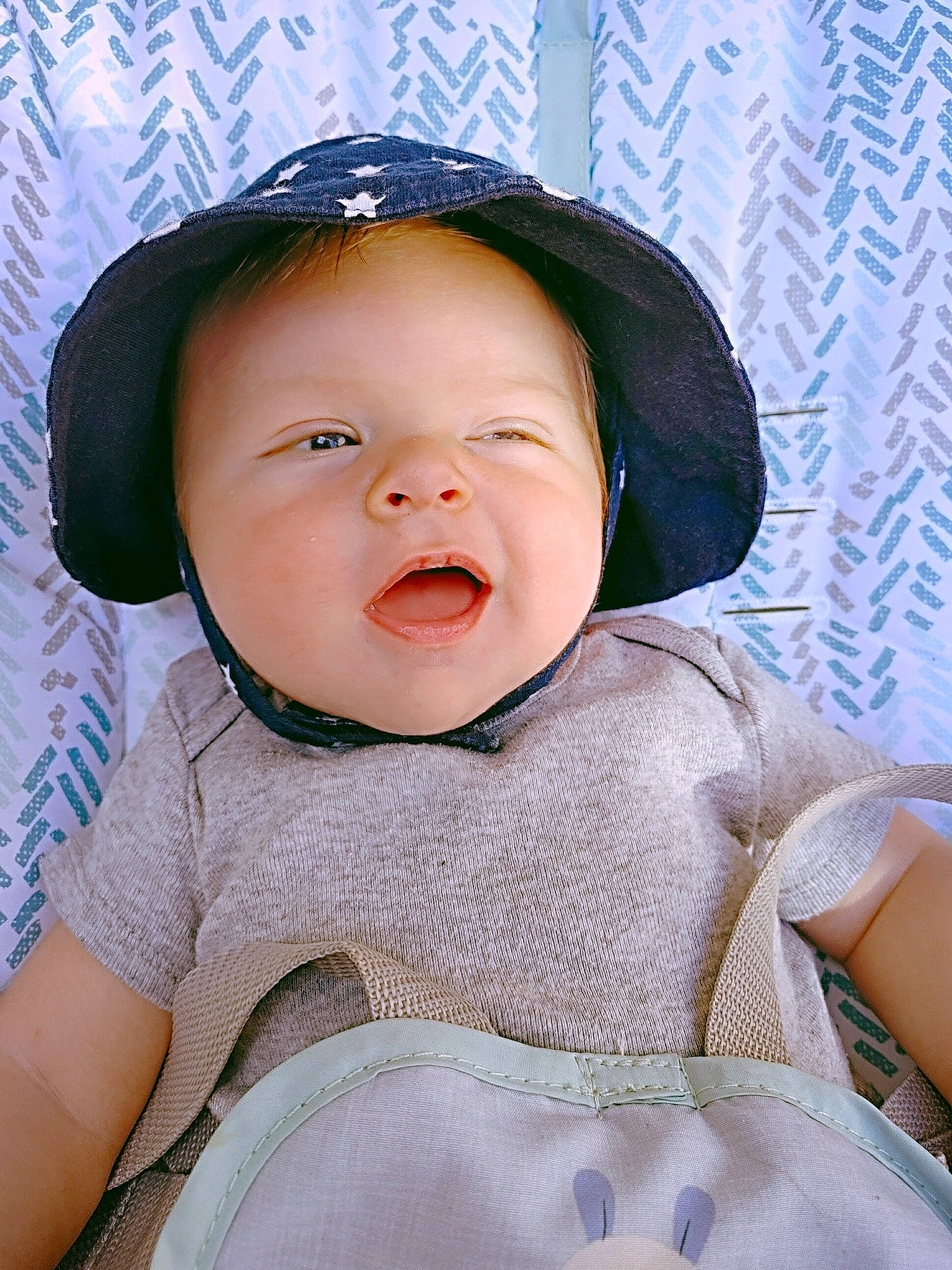 Michael joined the competition — help win amazing prizes! baby, baby_toddler_clothing, cheek, chin, eye, eyebrow, face, happy, hat, head, headwear, iris, lip, mouth, neck, person, pink, product, skin, sleeve