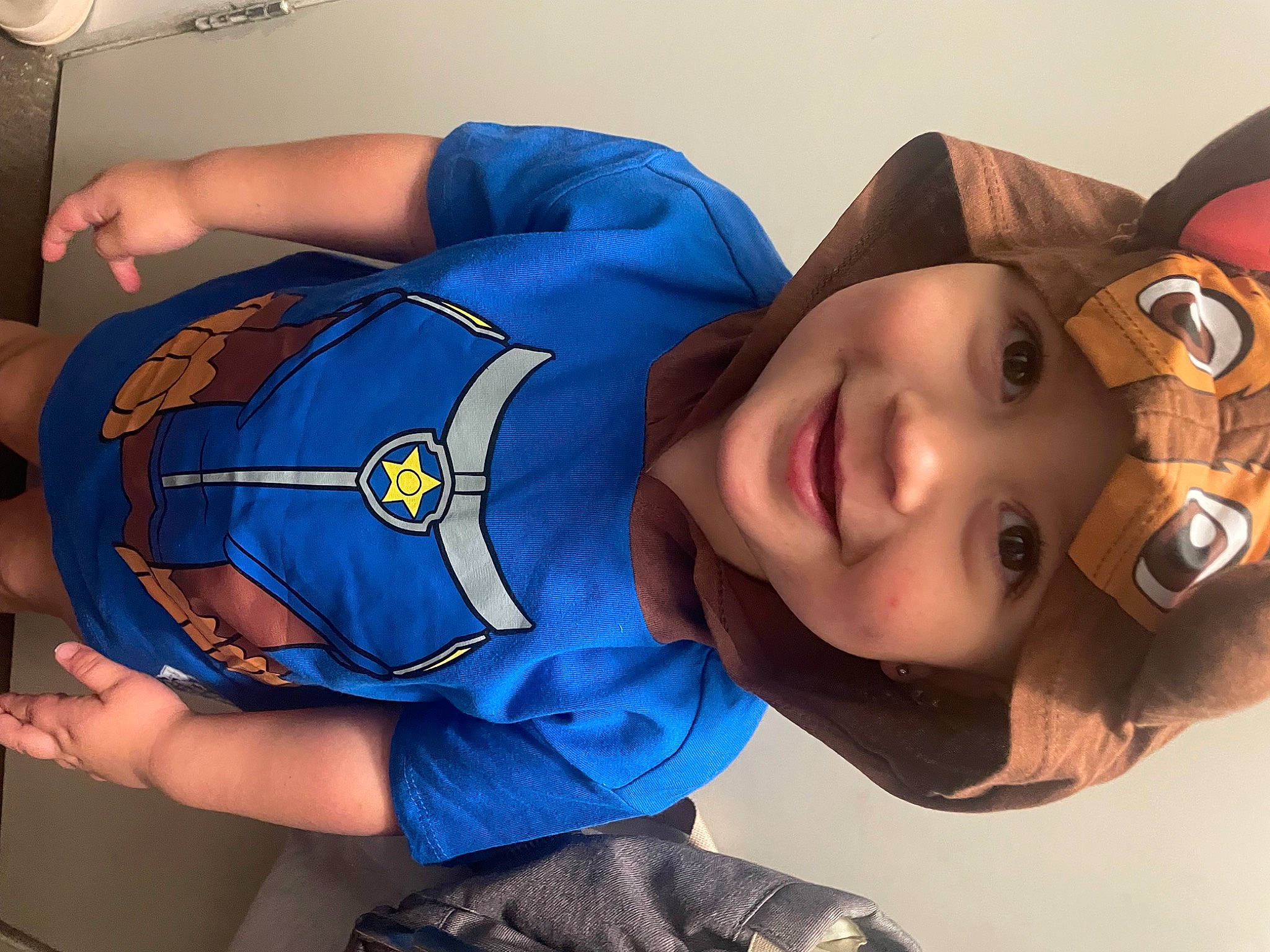 Blade joined the competition — help win amazing prizes! child, comfort, elbow, electric_blue, fashion_accessory, gesture, hand, happy, hat, headwear, human_body, joint, joy, mouth, neck, organ, person, personal_protective_equipment, sleeve, smile
