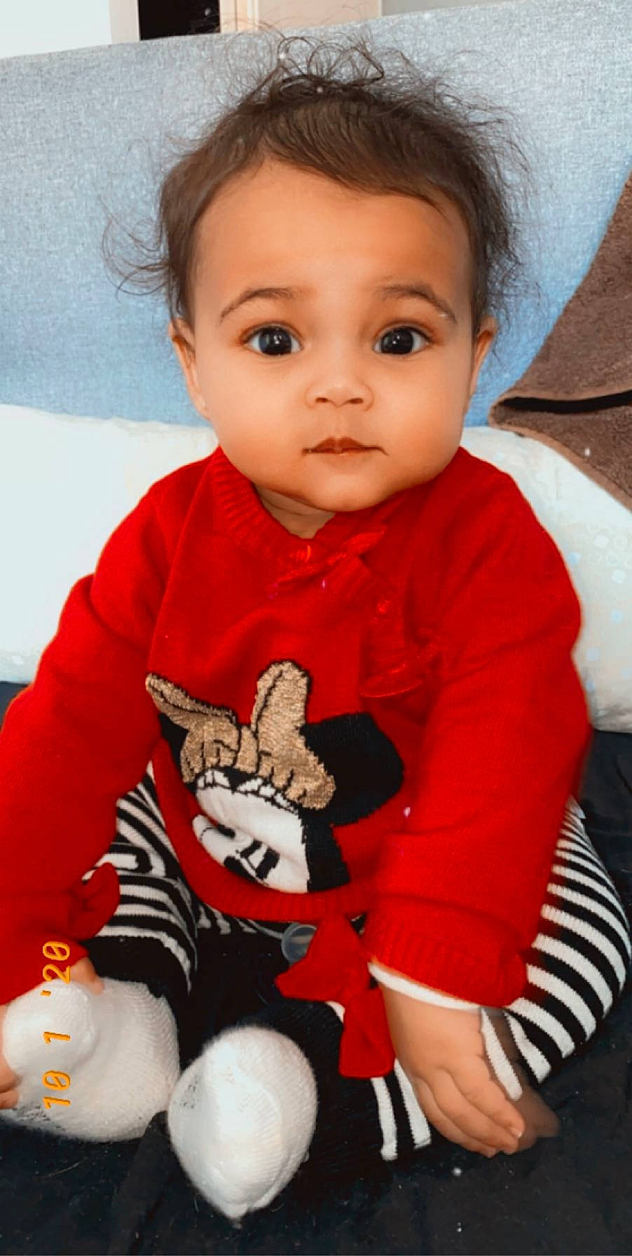 Tyana a rejoint le concours — aidez-le/la à gagner de superbes lots ! baby, baby_toddler_clothing, cheek, child, child_model, lip, outerwear, person, sleeve, toddler