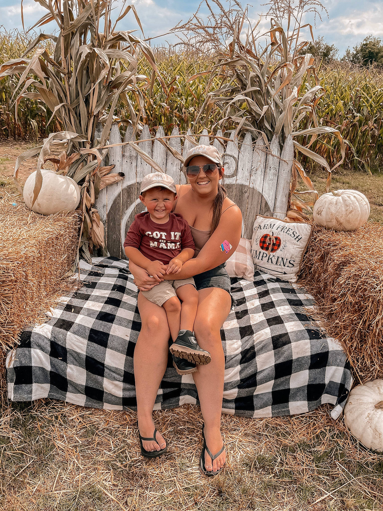 Landyn is registered to the contest to win money with this photo: adaptation, arecales, eyewear, fun, glasses, grass, happy, hat, headwear, joy, landscape, leg, leisure, outdoor_furniture, people_in_nature, person, plant, shorts, sky, smile