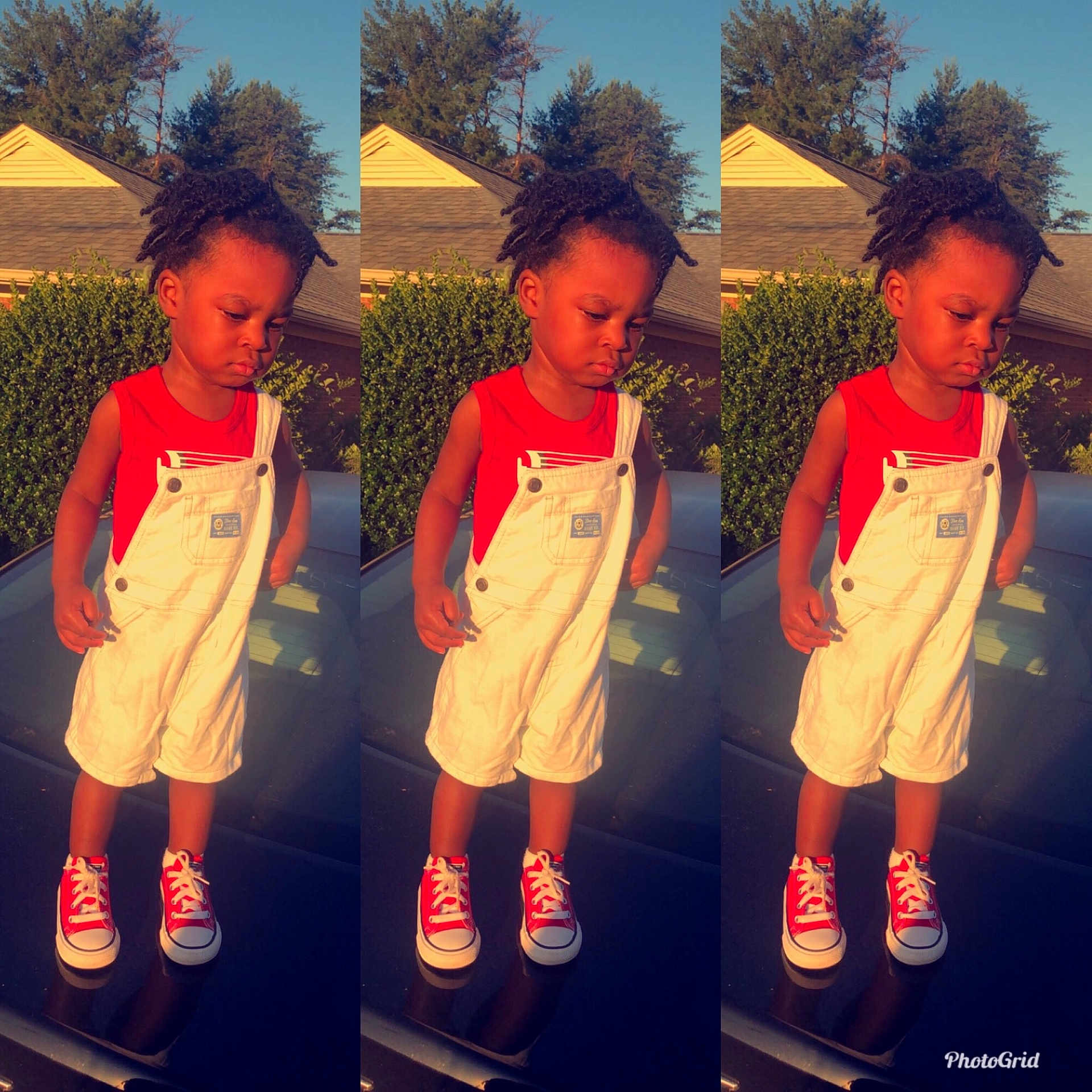 Jaceyon is registered to the contest to win money with this photo: child, cool, face, fashion, footwear, fun, hairstyle, happy, human, jacket, outerwear, people, person, plant, sky, smile, sportswear, t_shirt, team, toddler