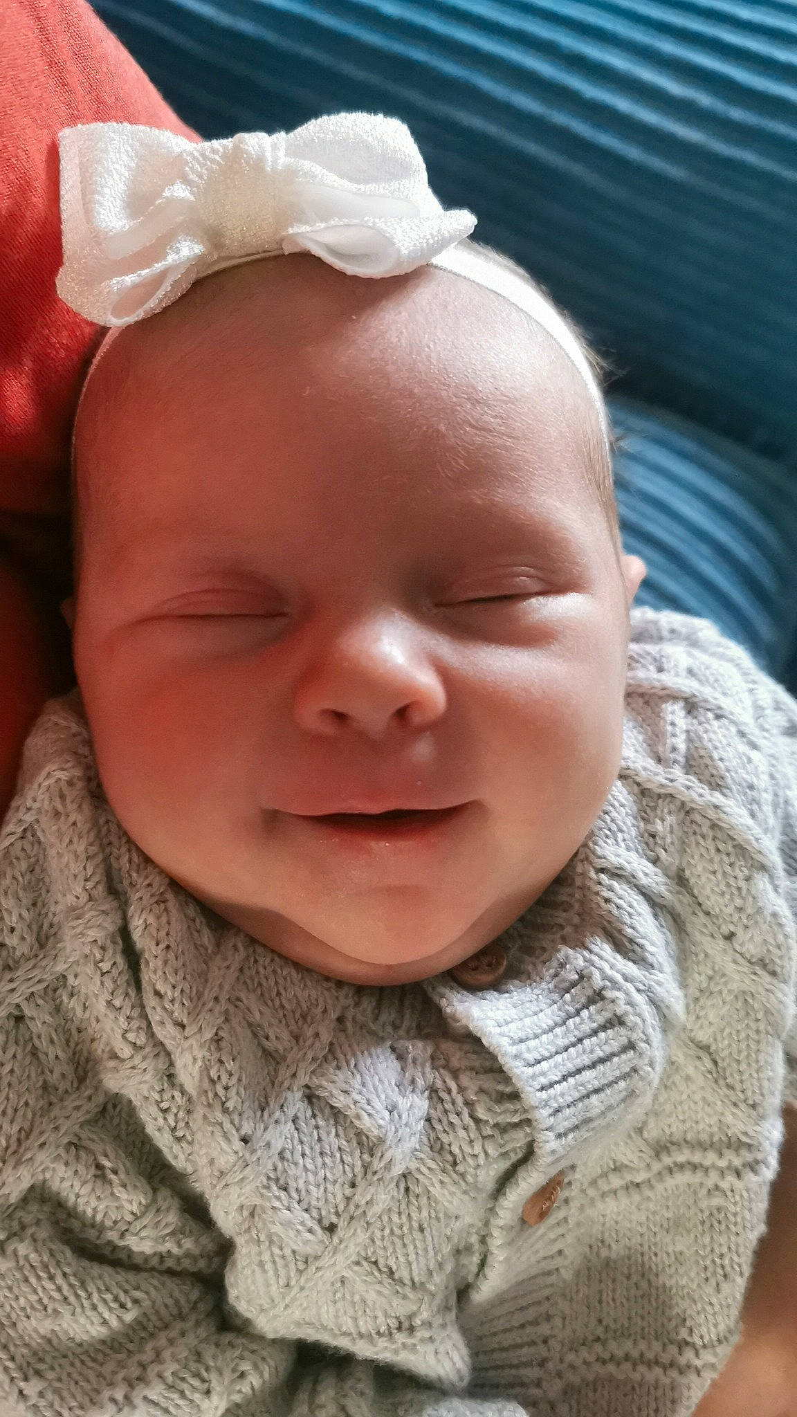 Dolly is registered to the contest to win money with this photo: baby, baby_toddler_clothing, cheek, child, chin, comfort, eye, eyebrow, happy, head, headgear, iris, lip, mouth, nose, person, skin, sleeve, smile, toddler