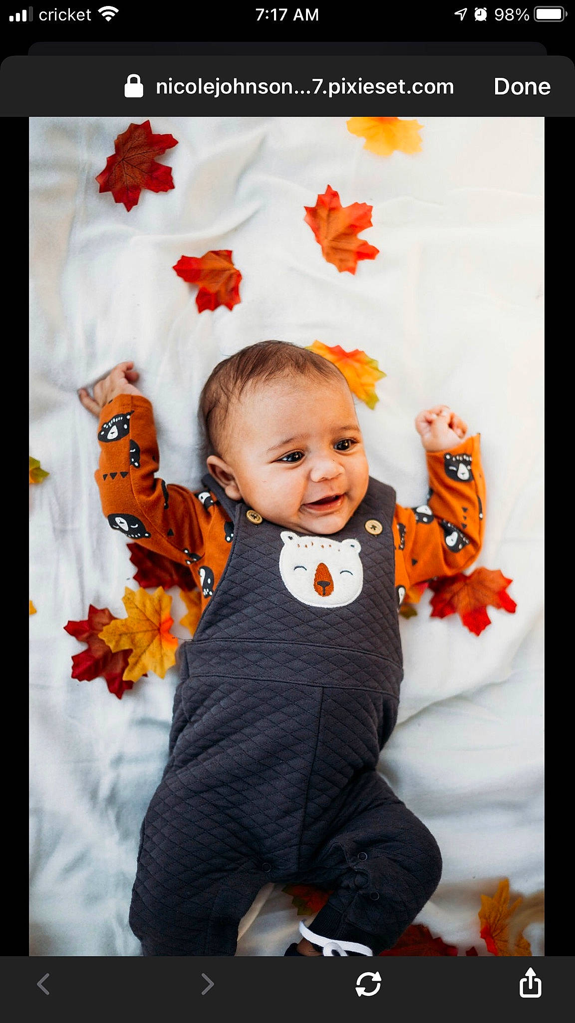 Ronald is registered to the contest to win money with this photo: baby, baby_products, baby_toddler_clothing, child, orange, person, photography, plant, product, sleeve, smile, toddler