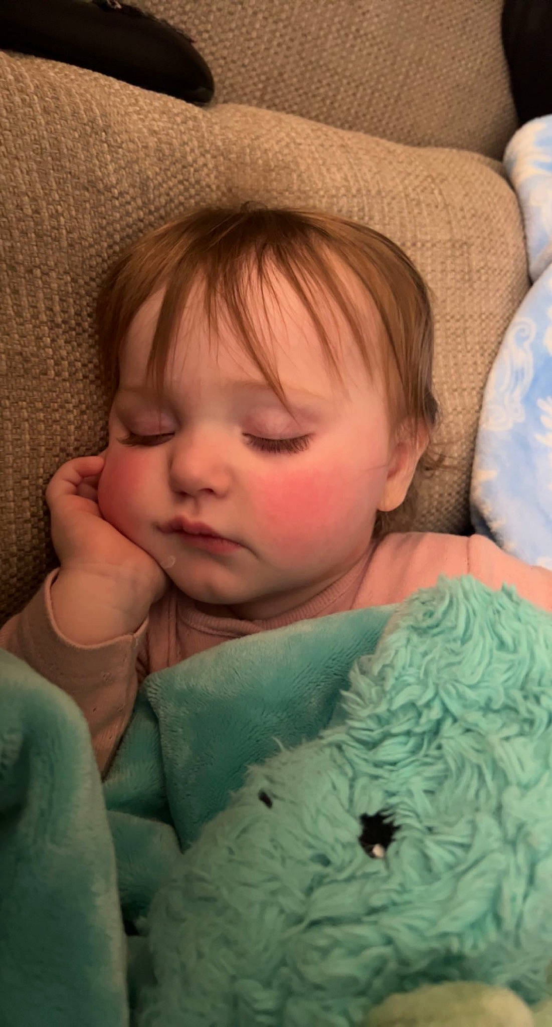 Ella Rose is registered to the contest to win money with this photo: baby, baby_sleeping, baby_toddler_clothing, bedding, bedtime, cheek, child, comfort, happy, linens, mammal, mouth, nose, pattern, person, room, skin, smile, textile, toddler