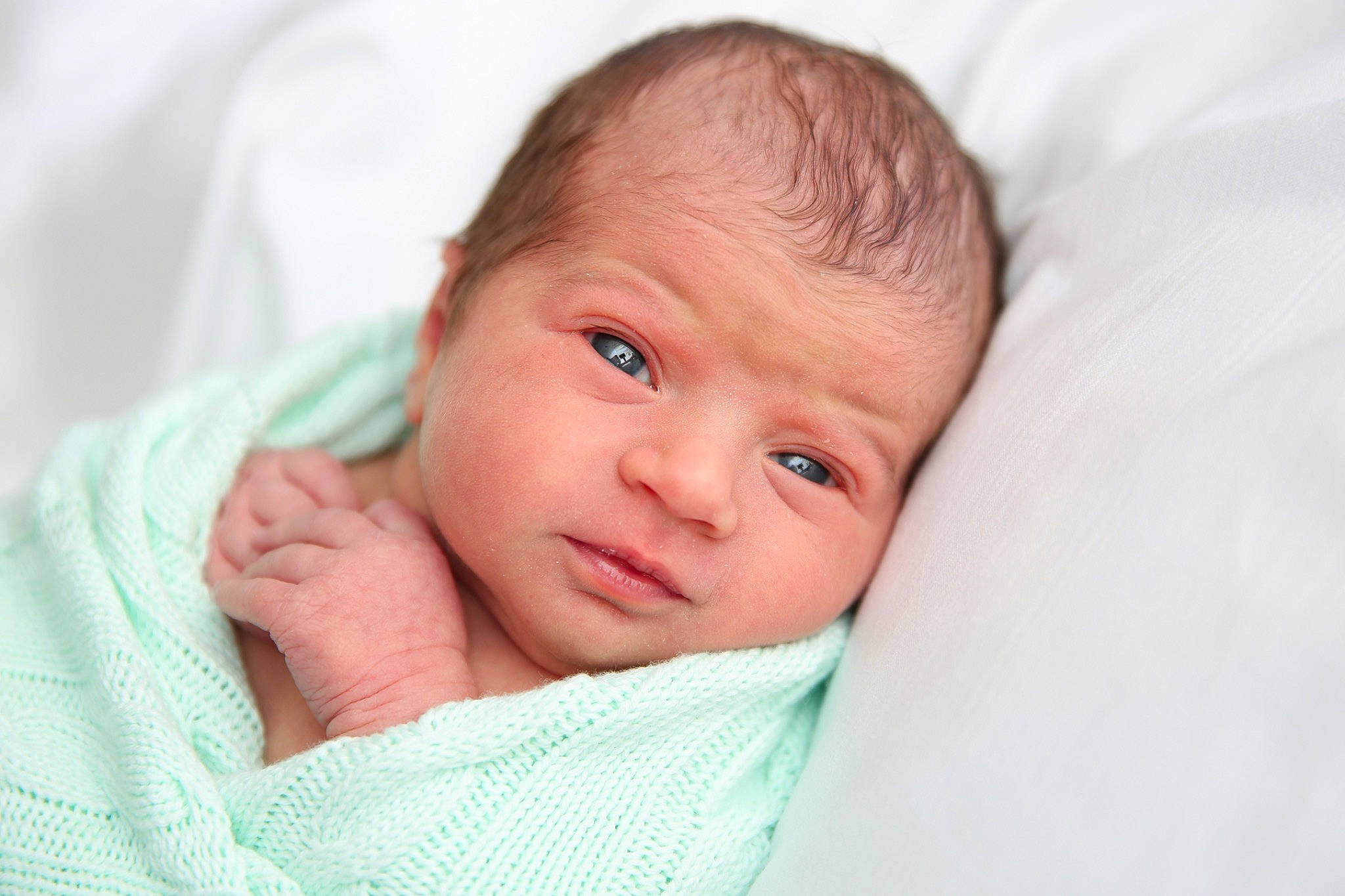 Pepper is registered to the contest to win money with this photo: baby, beauty, cheek, child, chin, close_up, eye, face, forehead, head, iris, linens, lip, nose, person, photography, portrait_photography, skin, smile, textile