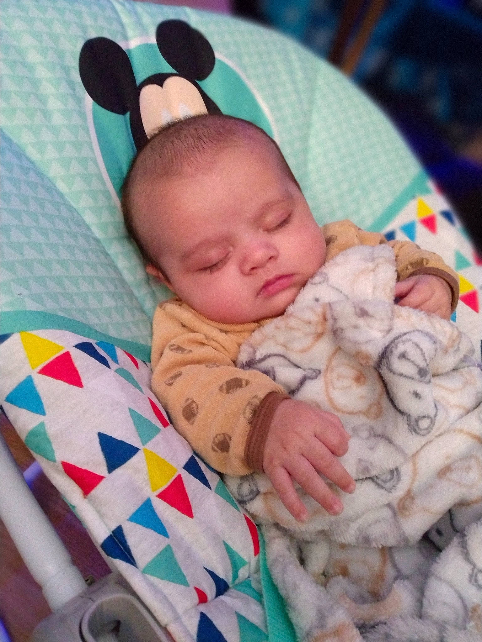 Jordan Jr joined the competition — help win amazing prizes! baby, baby_products, baby_sleeping, baby_toddler_clothing, bedding, bedtime, cheek, child, comfort, finger, fur, happy, linens, nap, pattern, person, room, sitting, skin, textile