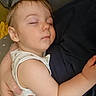 arm, baby, child, closeup, clothing, comfort, cuddling, cute, expression, face, hand, indoors, nap, peaceful, person, rest, skin, sleeping, soft_lighting, toddler