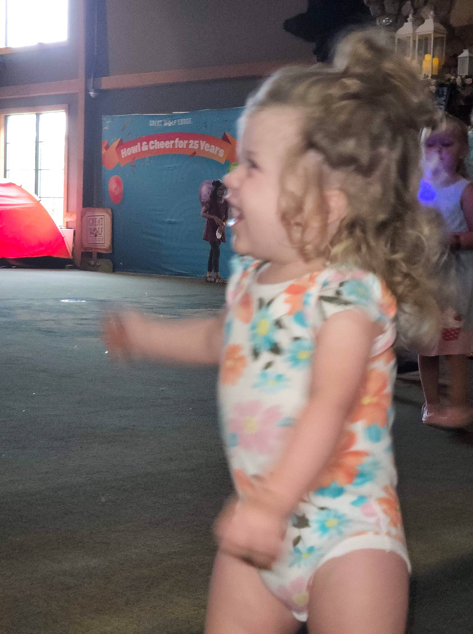 Jadis joined the competition — help win amazing prizes! event, flooring, fun, happy, human_leg, iris, leg, leisure, mouth, one_piece_swimsuit, person, pink, public_space, recreation, shoulder, skin, standing, swimwear, thigh, toddler