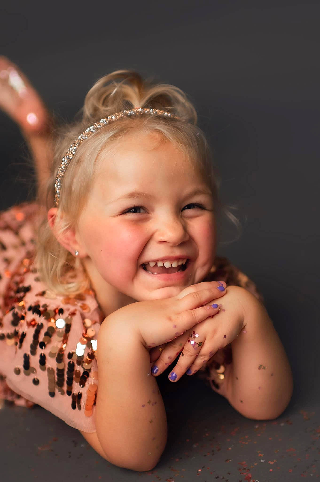 Savannah joined the competition — help win amazing prizes! blond, cheek, child, ear, eyelash, flash_photography, fun, gesture, hair, happy, headpiece, human_body, jewellery, joy, lip, long_hair, nail, person, skin, smile