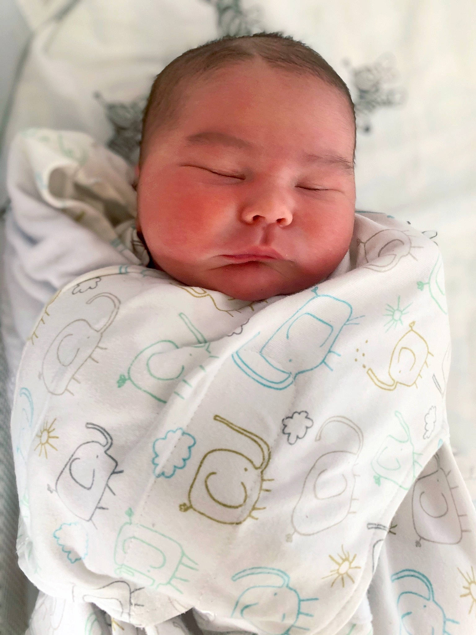 Desmond is registered to the contest to win money with this photo: baby, baby_products, baby_sleeping, bedtime, birth, blanket, cheek, child, nap, person, product, skin, sleep, textile, toddler