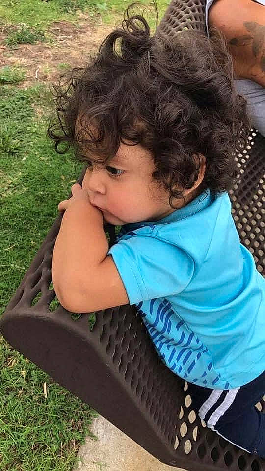 Manuel Ramos is registered to the contest to win money with this photo: cheek, child, neck, person, play, sitting, skin, toddler