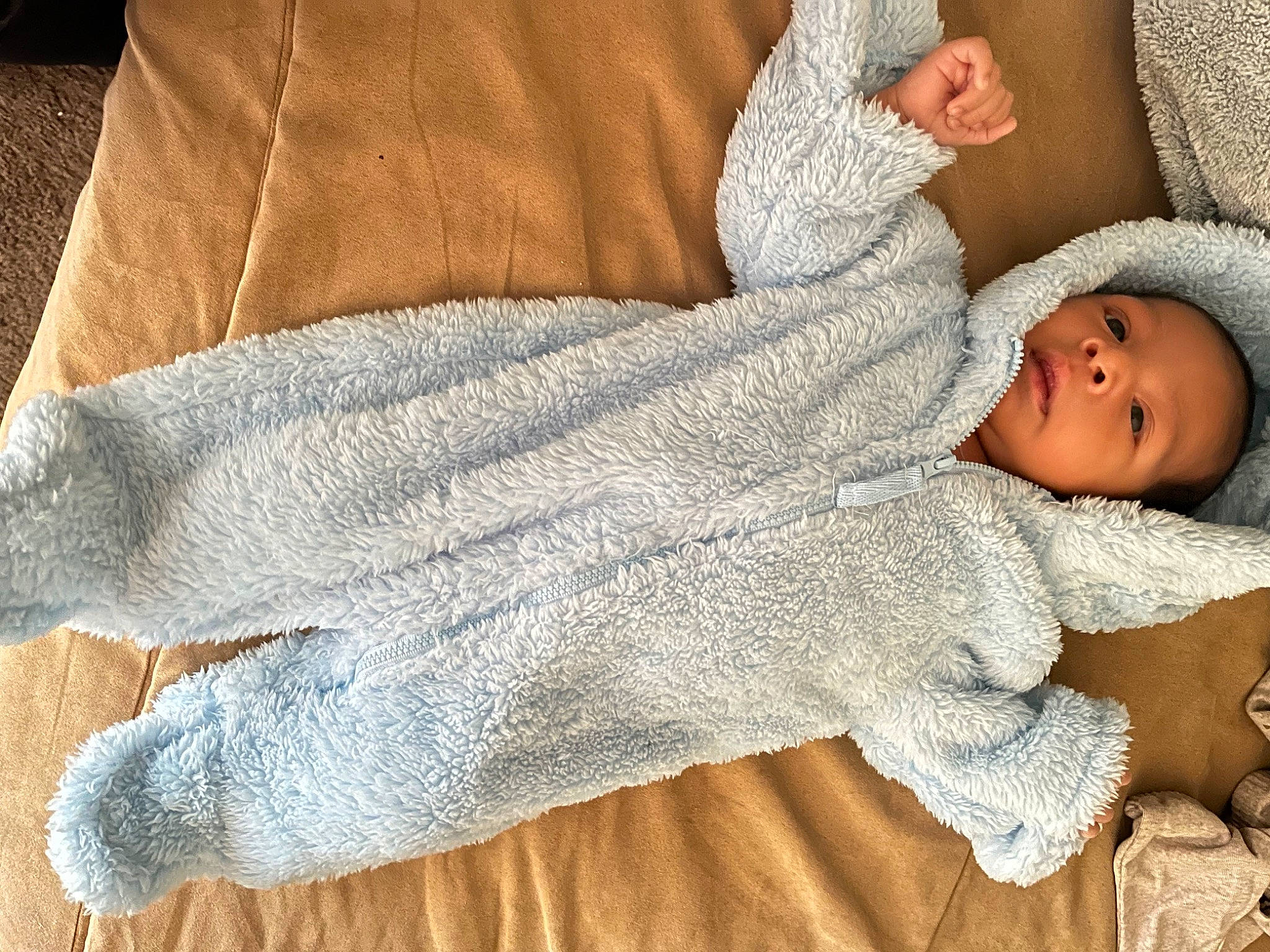 Alejandro joined the competition — help win amazing prizes! arm, baby, baby_products, baby_sleeping, baby_toddler_clothing, comfort, foot, glove, grey, hand, hat, human_body, linens, pattern, person, sleeve, sock, thumb, toddler, wood