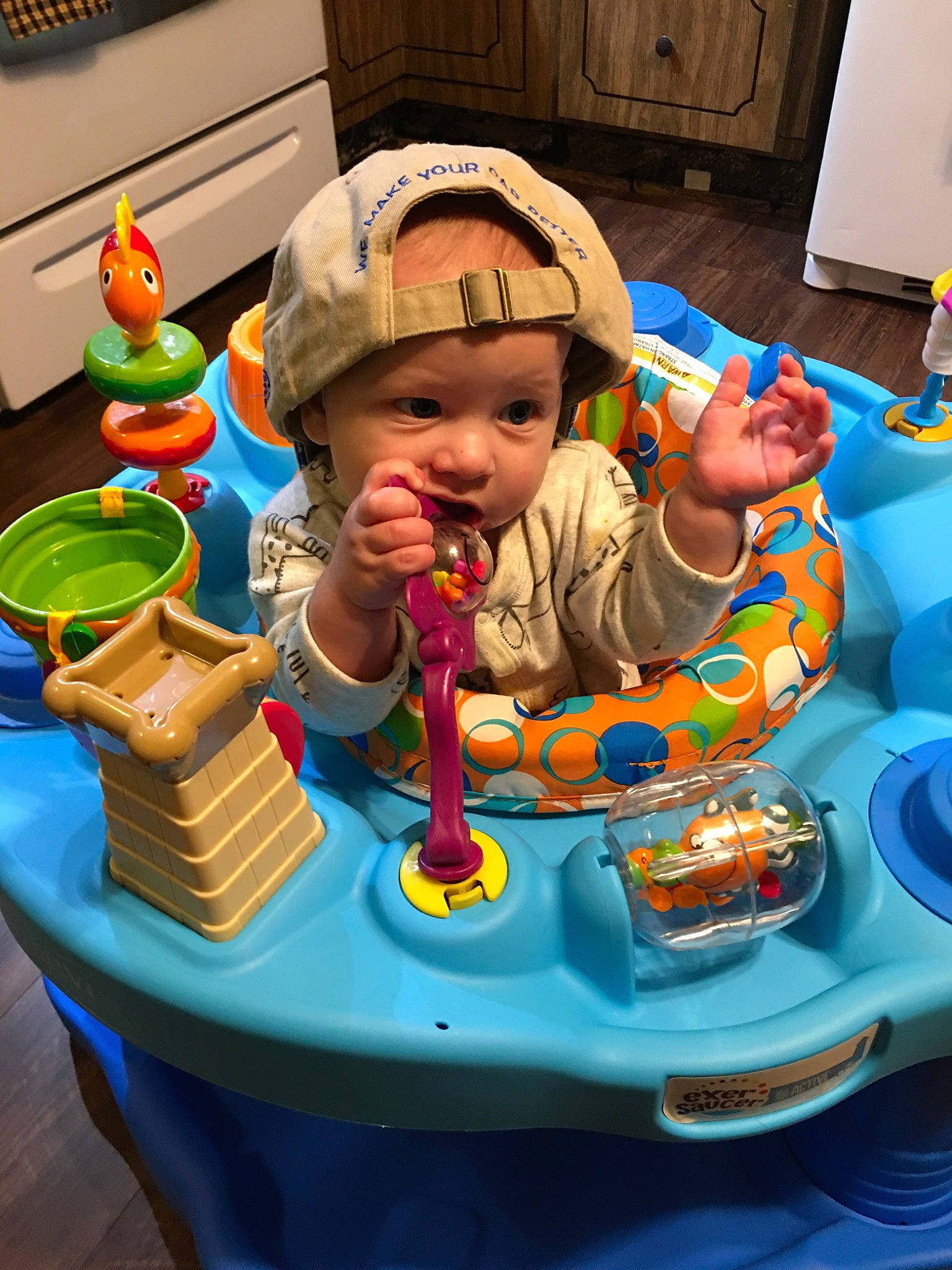 Daniel joined the competition — help win amazing prizes! baby, child, eating, fun, person, play, playset, toddler, toy, vacation