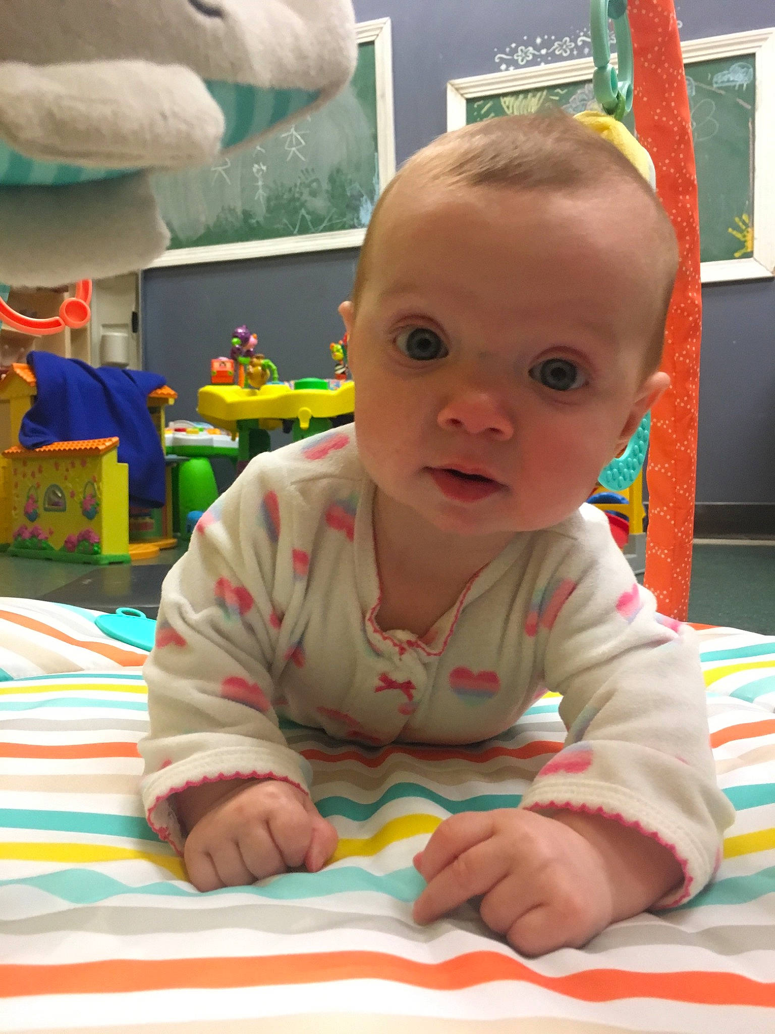 Madelynn is registered to the contest to win money with this photo: child, infant, person, play, product, sitting, toddler, toy