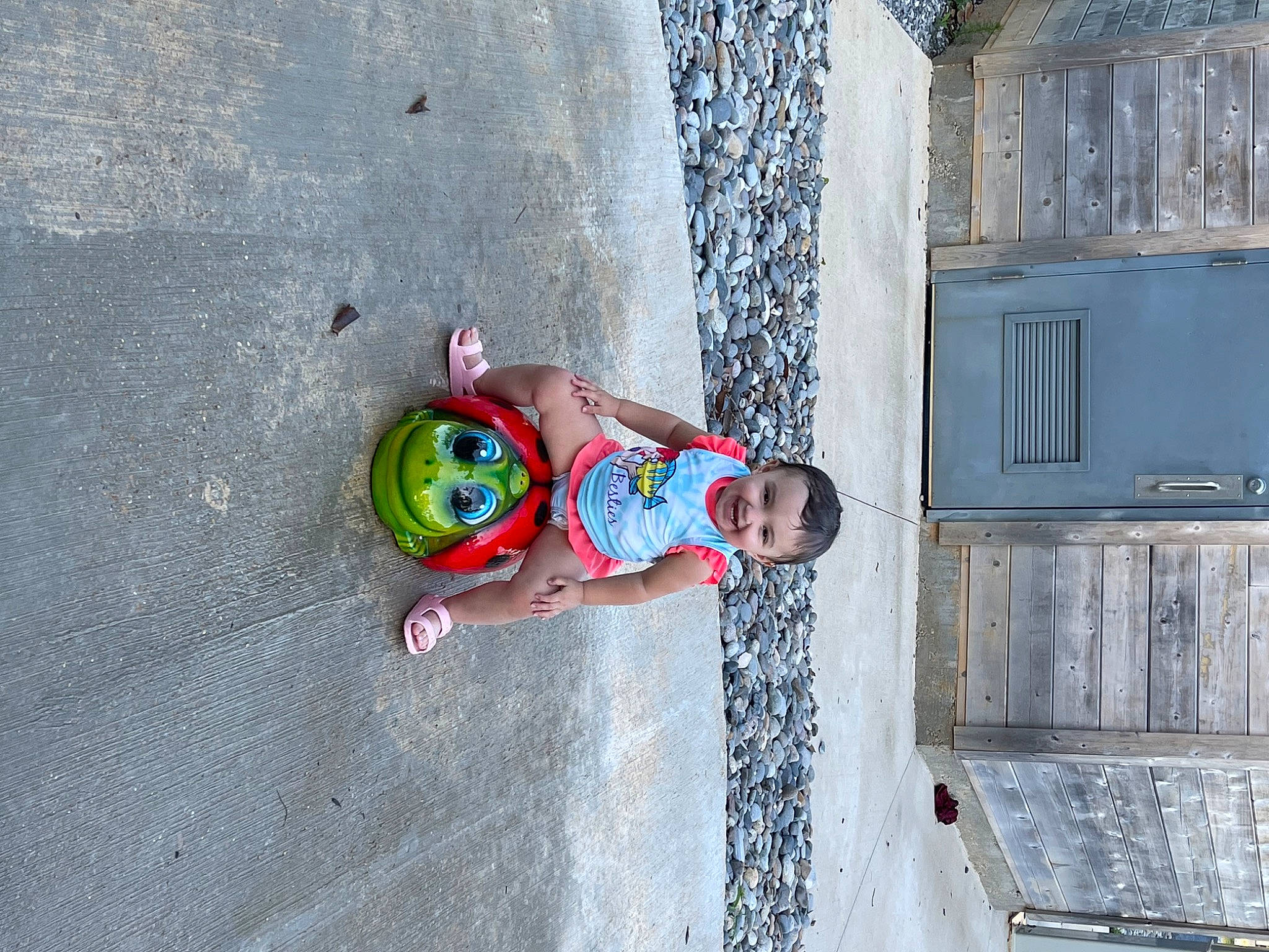 Olivia Claire joined the competition — help win amazing prizes! adventure, asphalt, baby, child, concrete, facade, fun, joy, leisure, person, play, recreation, shadow, sidewalk, street, toddler, tree, vacation, visual_arts, water