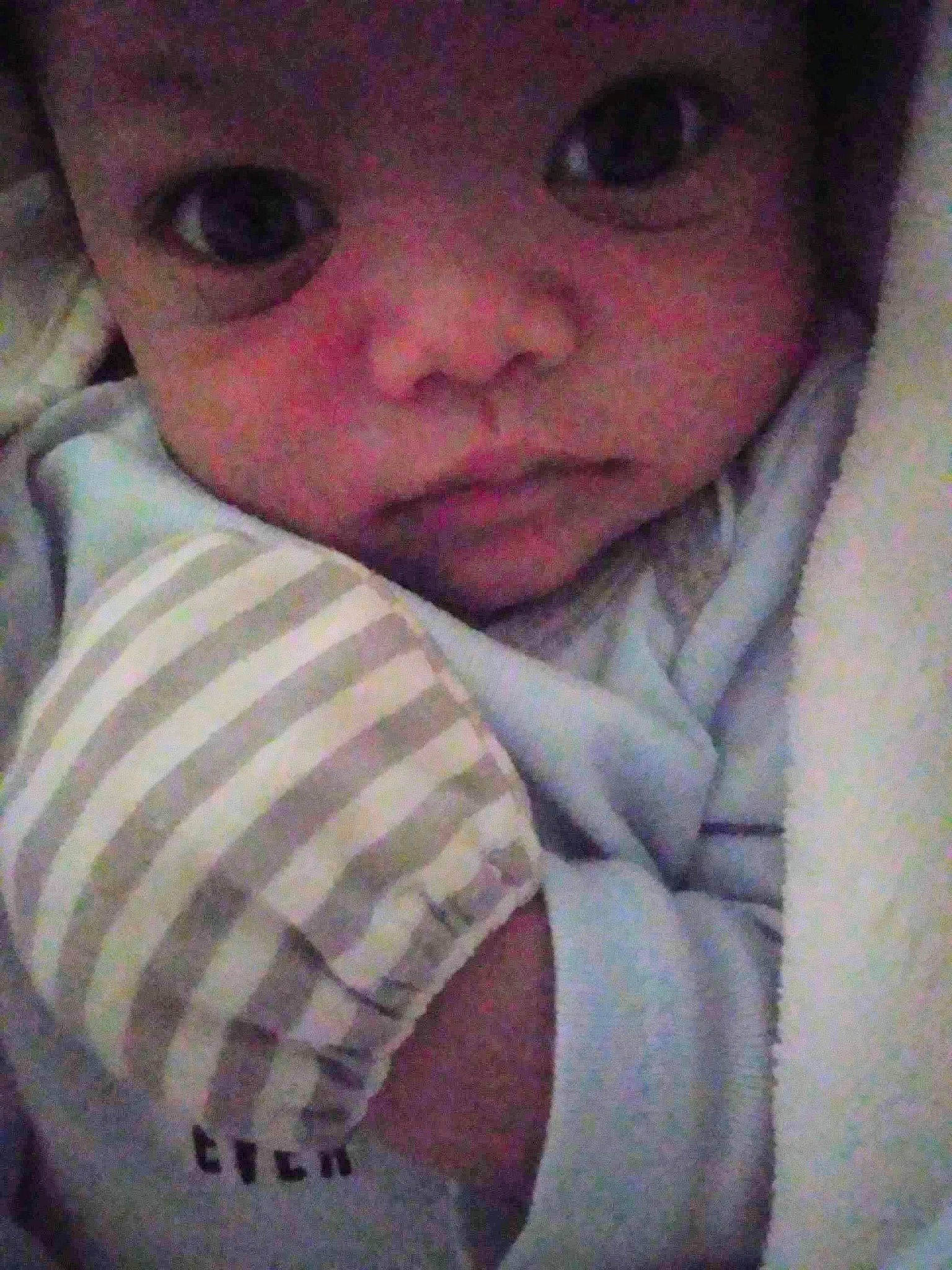 Jaziah joined the competition — help win amazing prizes! baby, cheek, child, eye, face, head, lip, mouth, nose, person, skin, smile, toddler