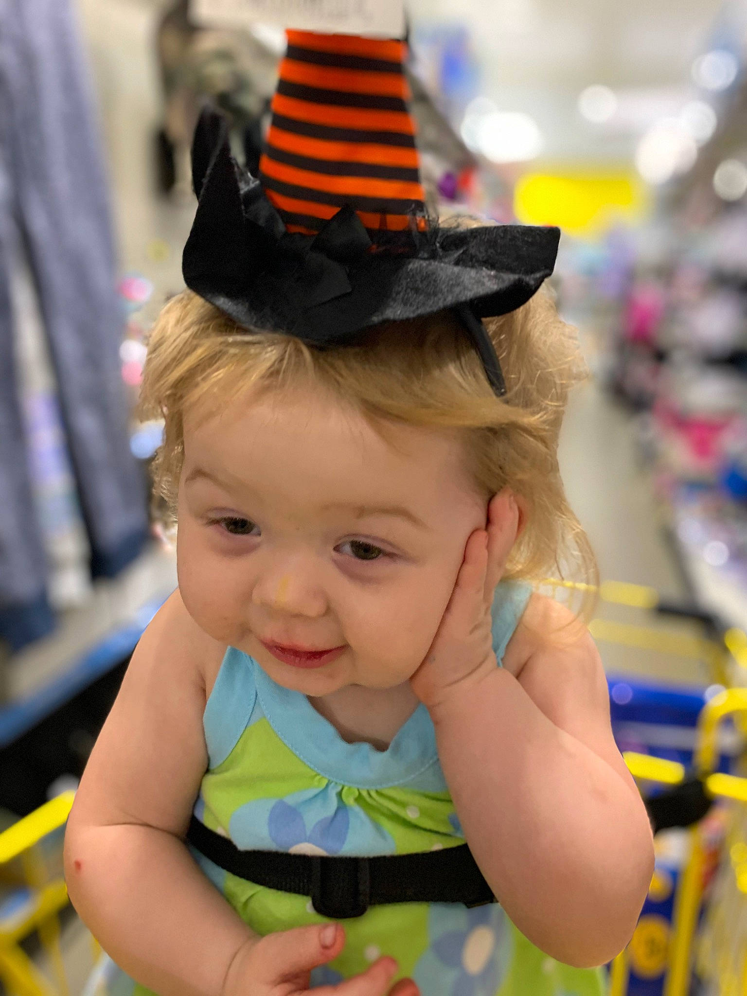 Kaydence is registered to the contest to win money with this photo: baby, baby_toddler_clothing, beauty, costume_hat, face, fedora, fun, hairstyle, happy, hat, headgear, people, person, photograph, purple, skin, smile, sun_hat, toddler, wheel