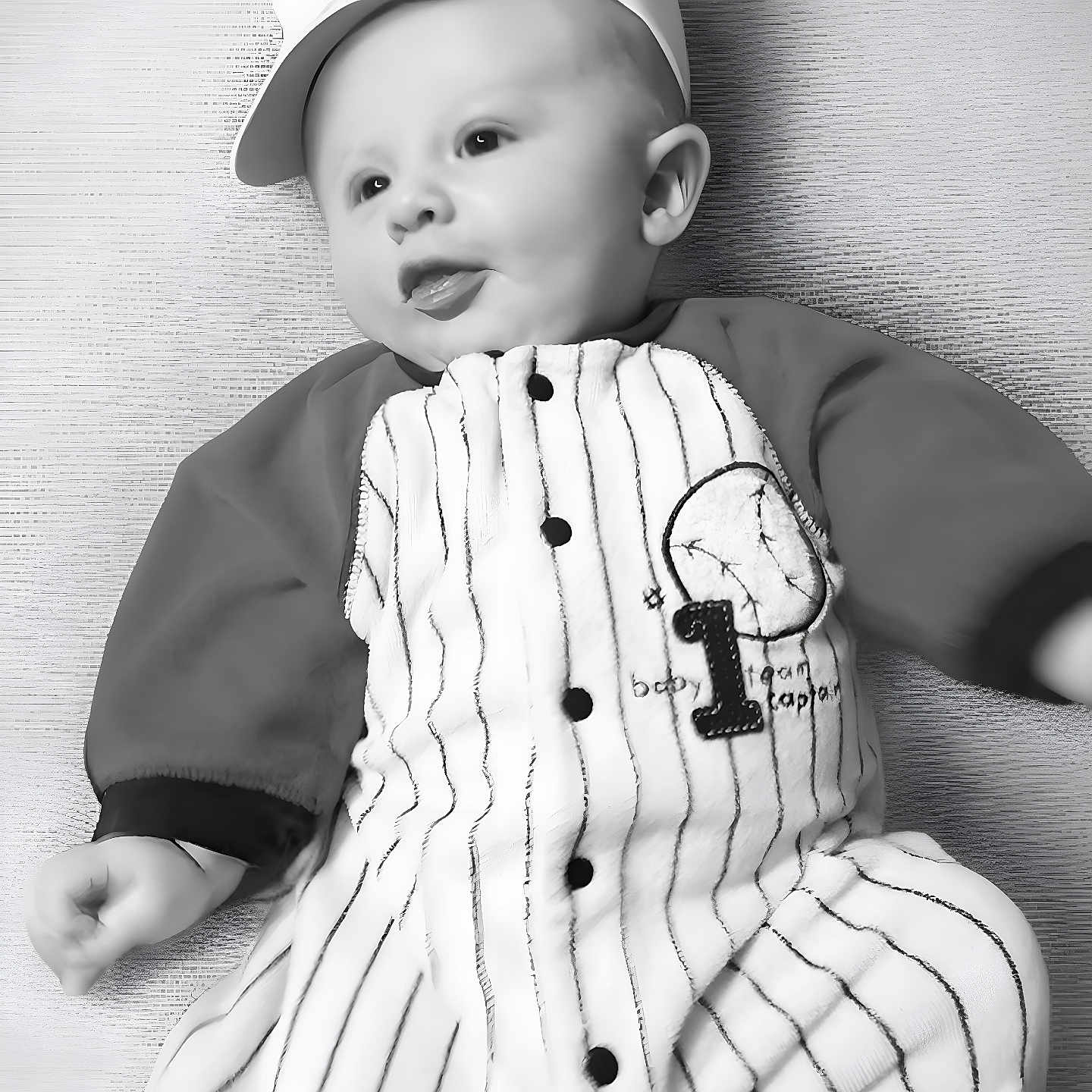 Laker joined the competition — help win amazing prizes! baby, baseball, baseballcap, baseballglove, bodypart, bonnet, cap, clothing, face, finger, glove, hand, hat, head, people, person, photography, portrait, shirt, sport