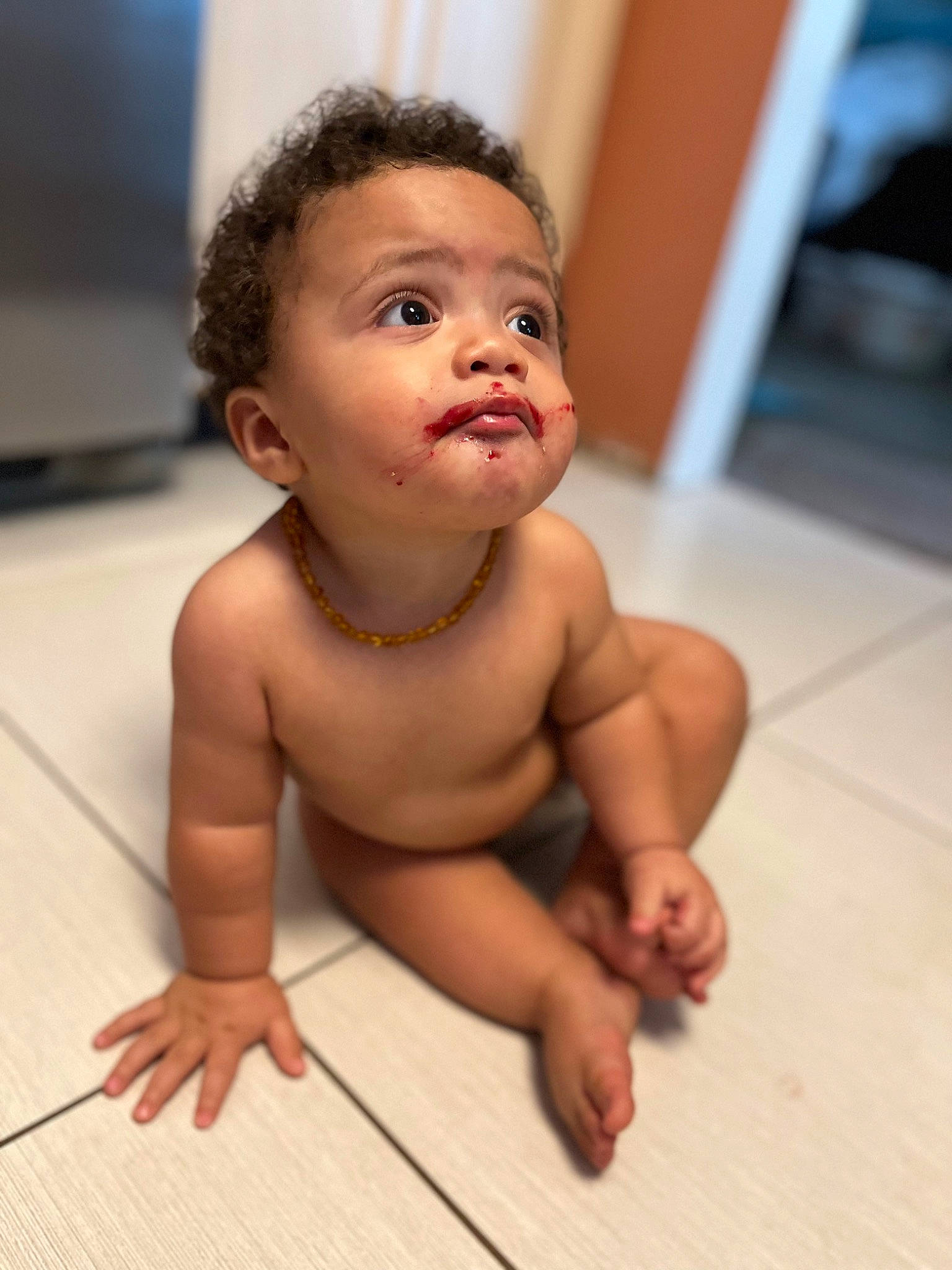 Zyaire joined the competition — help win amazing prizes! baby, cheek, chest, child, chin, eyelash, flooring, foot, fun, happy, head, iris, lip, mouth, no_expression, nose, person, skin, thumb, toddler