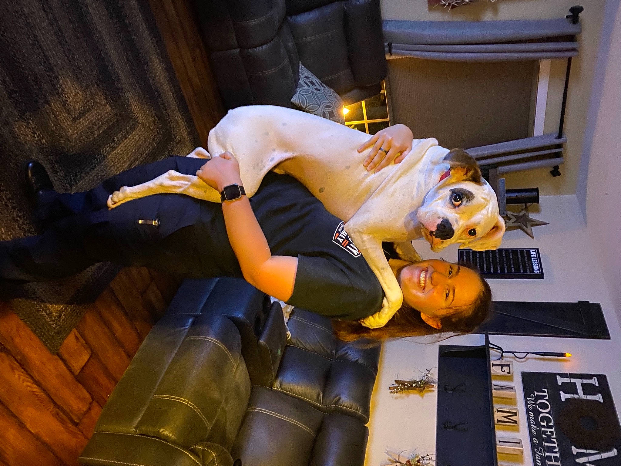 Titus is registered to the contest to win money with this photo: costume, inflatable, mouth, nose, yellow