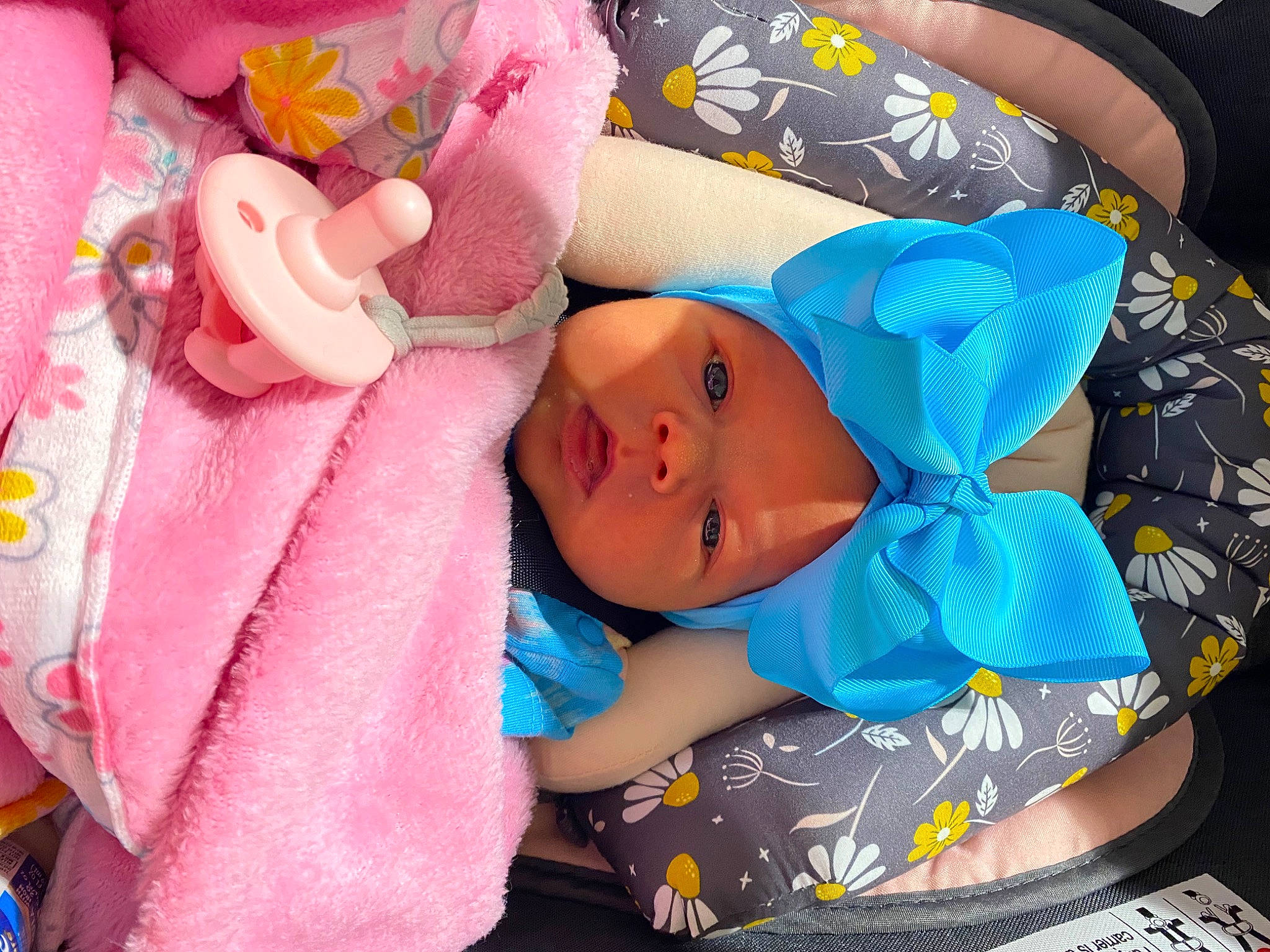 Karsyn joined the competition — help win amazing prizes! baby, baby_products, baby_sleeping, baby_toddler_clothing, cheek, child, comfort, fashion_accessory, headwear, linens, magenta, nail, nap, pattern, peach, person, pink, plush, sleep, stuffed_toy