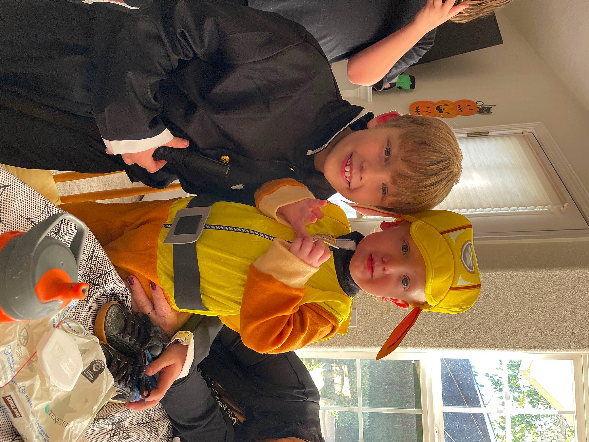 Cooper joined the competition — help win amazing prizes! child, event, fun, gesture, happy, headwear, joy, leisure, orange, person, photograph, smile, snapshot, suit, toddler, tree, white, window, world, yellow