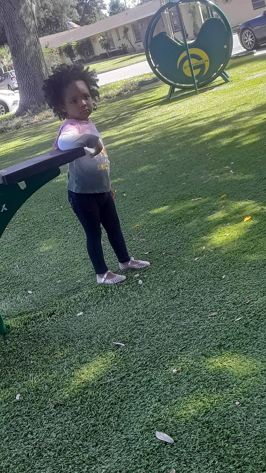 Antonia joined the competition — help win amazing prizes! ball, city, fun, garden, grass, grassland, happy, lawn, leisure, mammal, people_in_nature, person, plant, recreation, shadow, sports_equipment, tints_and_shades, tire, toddler, tree