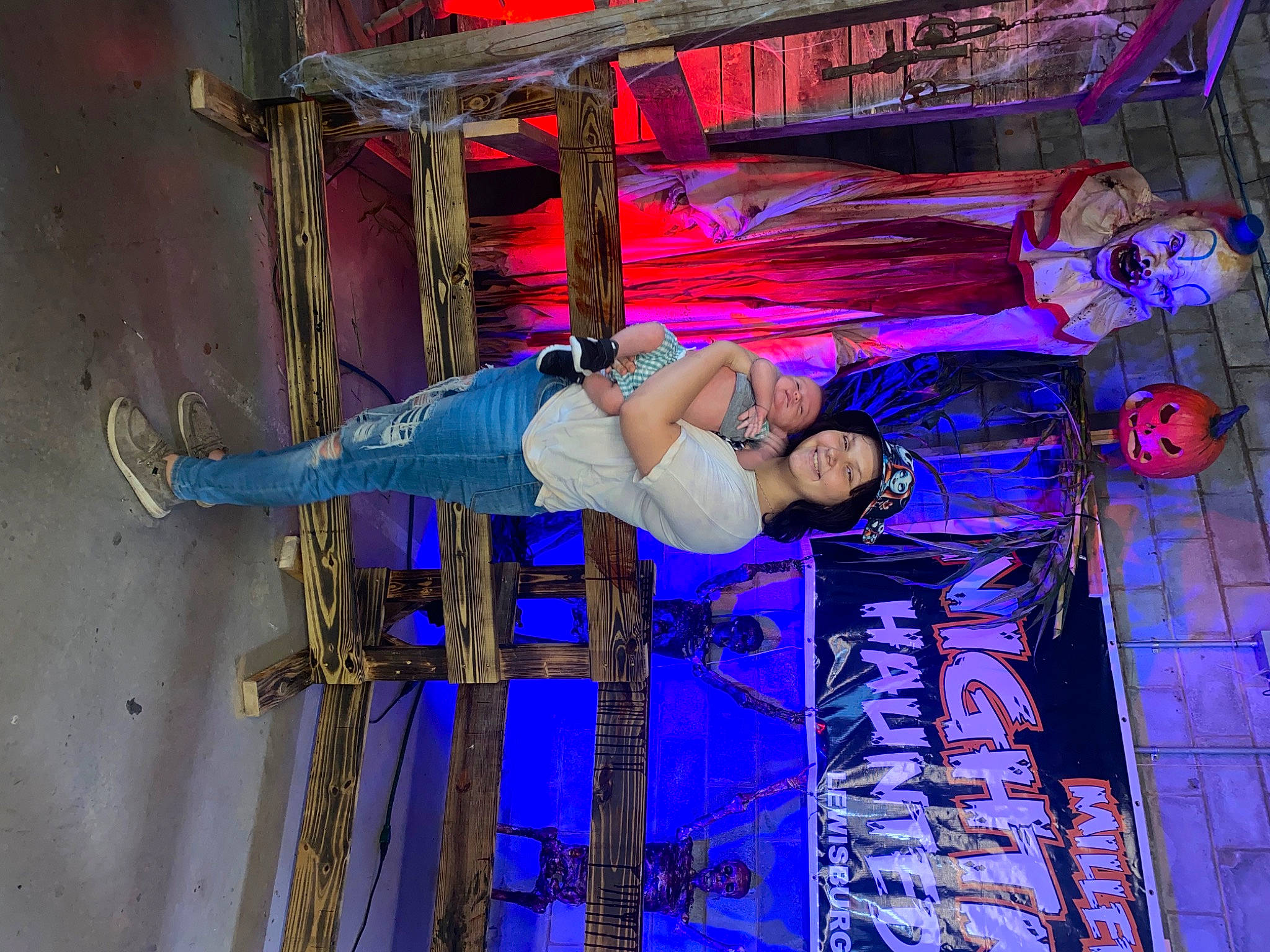 Jackson is registered to the contest to win money with this photo: art, artist, building, electric_blue, engineering, entertainment, event, fun, headwear, joy, leisure, machine, magenta, performance, performance_art, performing_arts, person, purple, smile, sunglasses