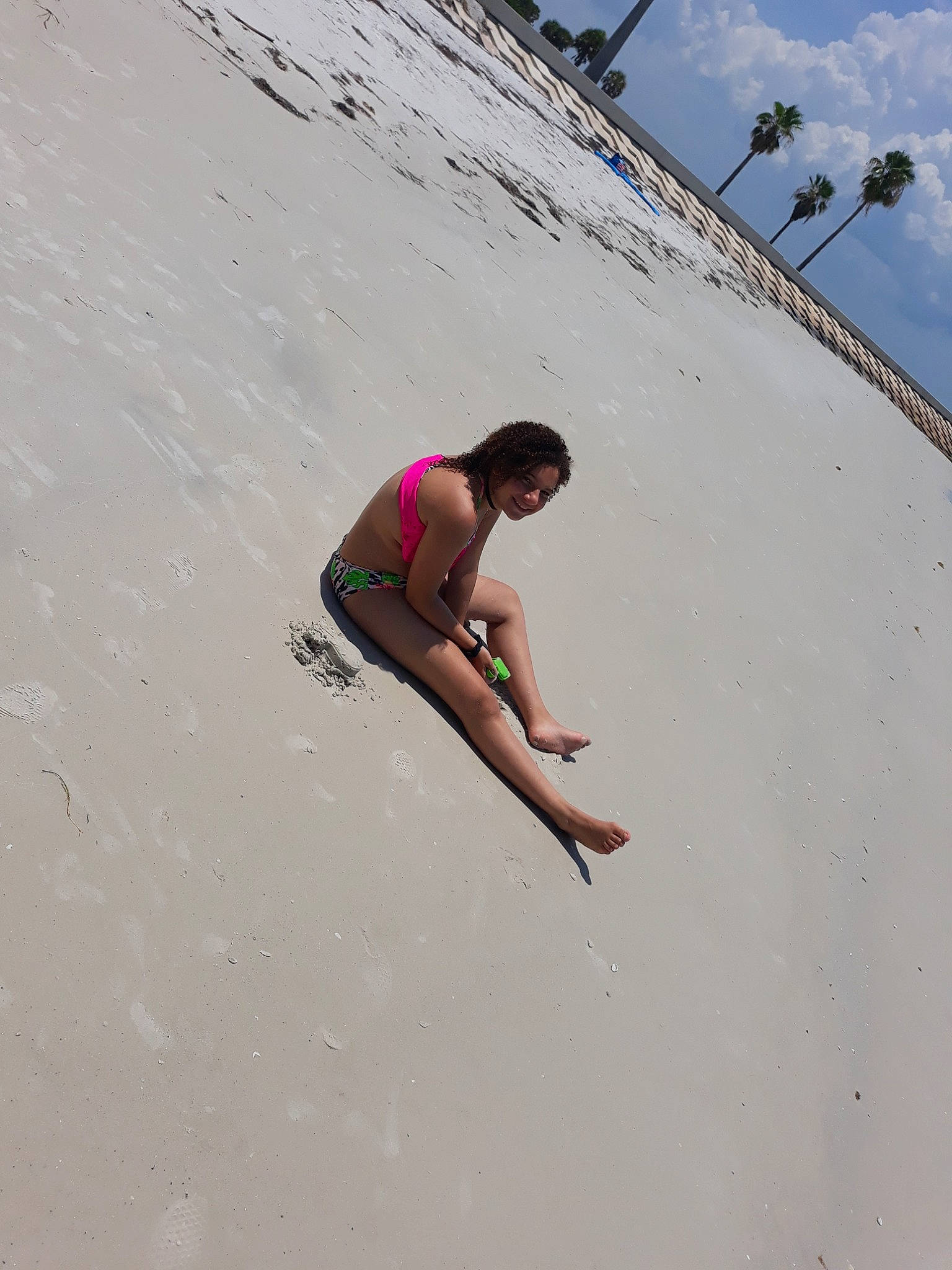 Haisley joined the competition — help win amazing prizes! barechested, beach, fun, joy, male, person, recreation, sand, summer, vacation