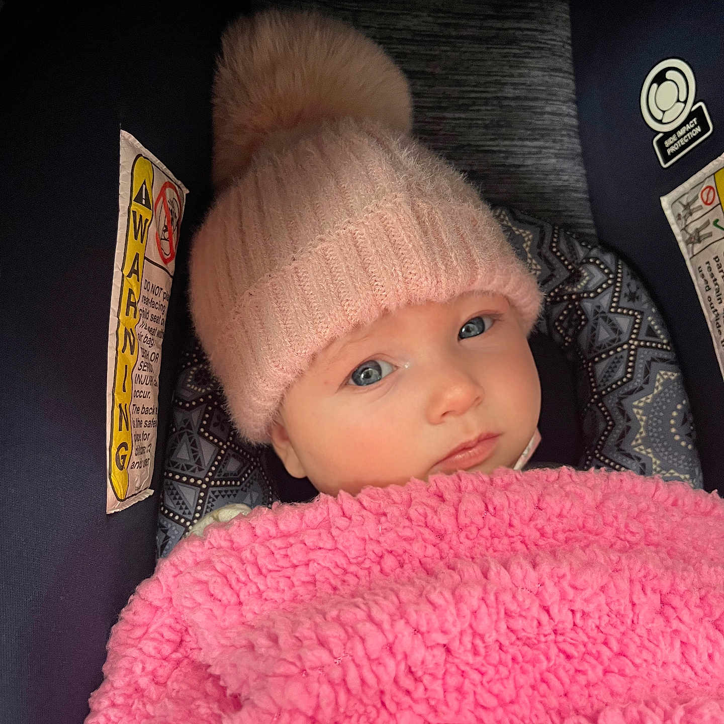 Delta joined the competition — help win amazing prizes! baby, beanie, blanket, bonnet, cap, clothing, cricket, cricketbat, face, happy, hat, head, knitwear, newborn, person, photography, portrait, smile, sport, sweater