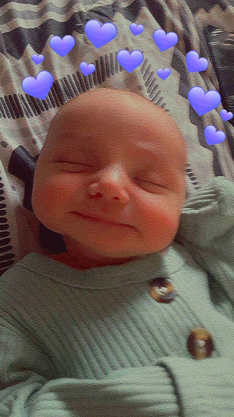 Jonathan joined the competition — help win amazing prizes! baby, baby_sleeping, baby_toddler_clothing, cheek, child, comfort, electric_blue, eyebrow, eyelash, headgear, mouth, nose, organ, person, photograph, skin, smile, snapshot, textile, thumb