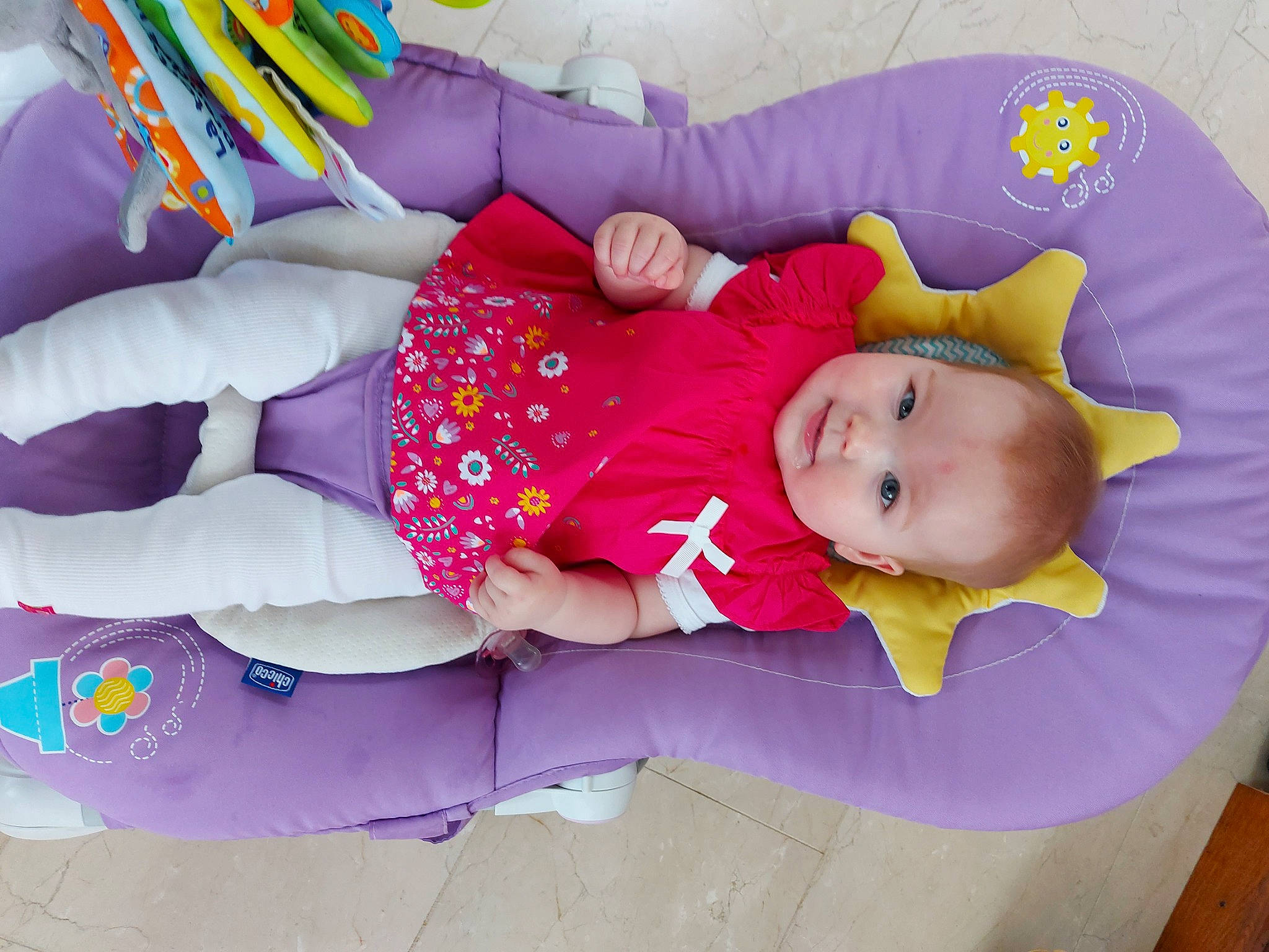 Mia a rejoint le concours — aidez-le/la à gagner de superbes lots ! baby, baby_products, child, person, pink, product, toddler