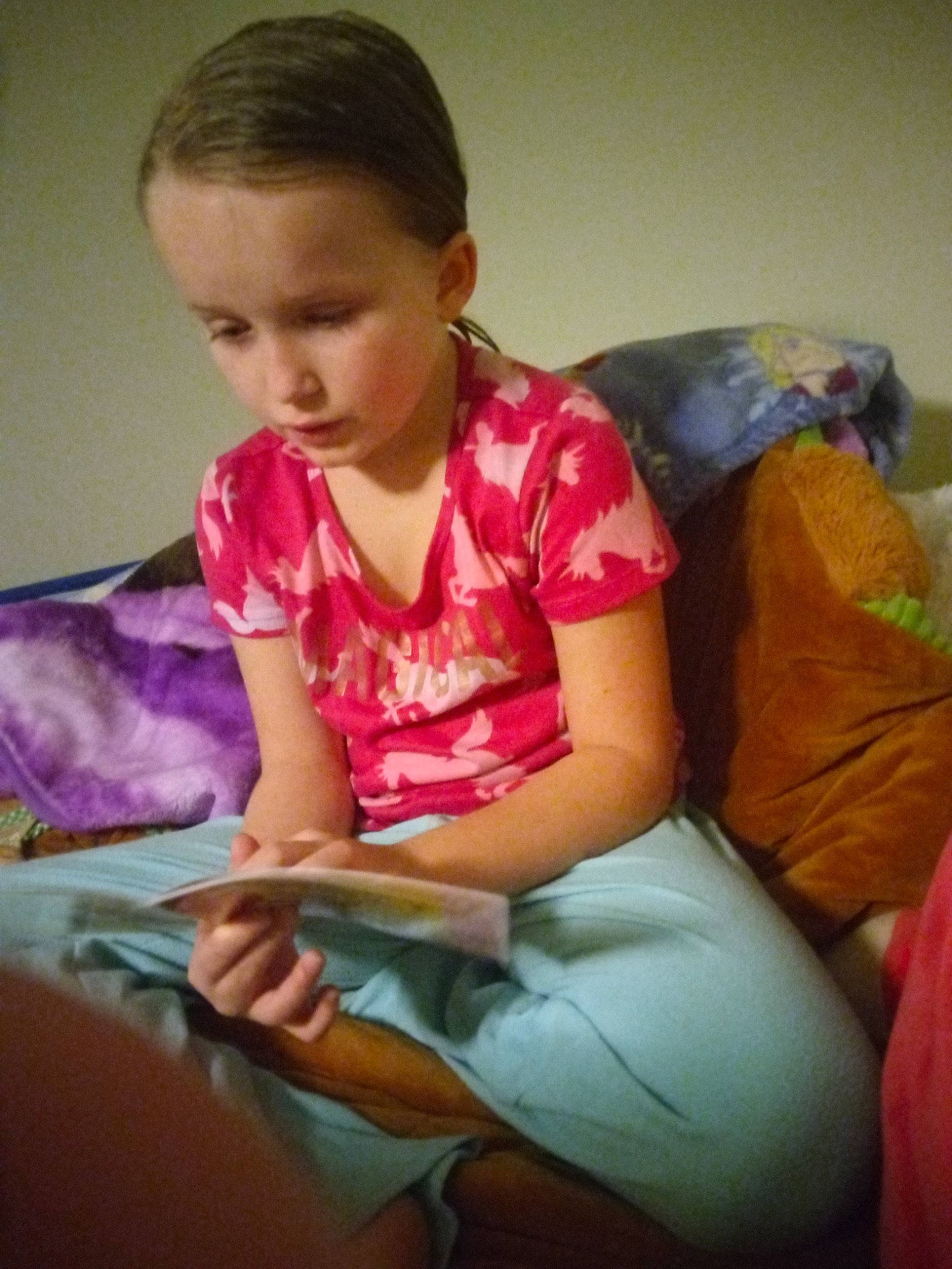 Lakayla joined the competition — help win amazing prizes! child, comfort, elbow, facial_expression, fun, hair, hand, human_body, human_leg, knee, lap, mammal, person, reading, room, sitting, skin, t_shirt, thigh, toddler