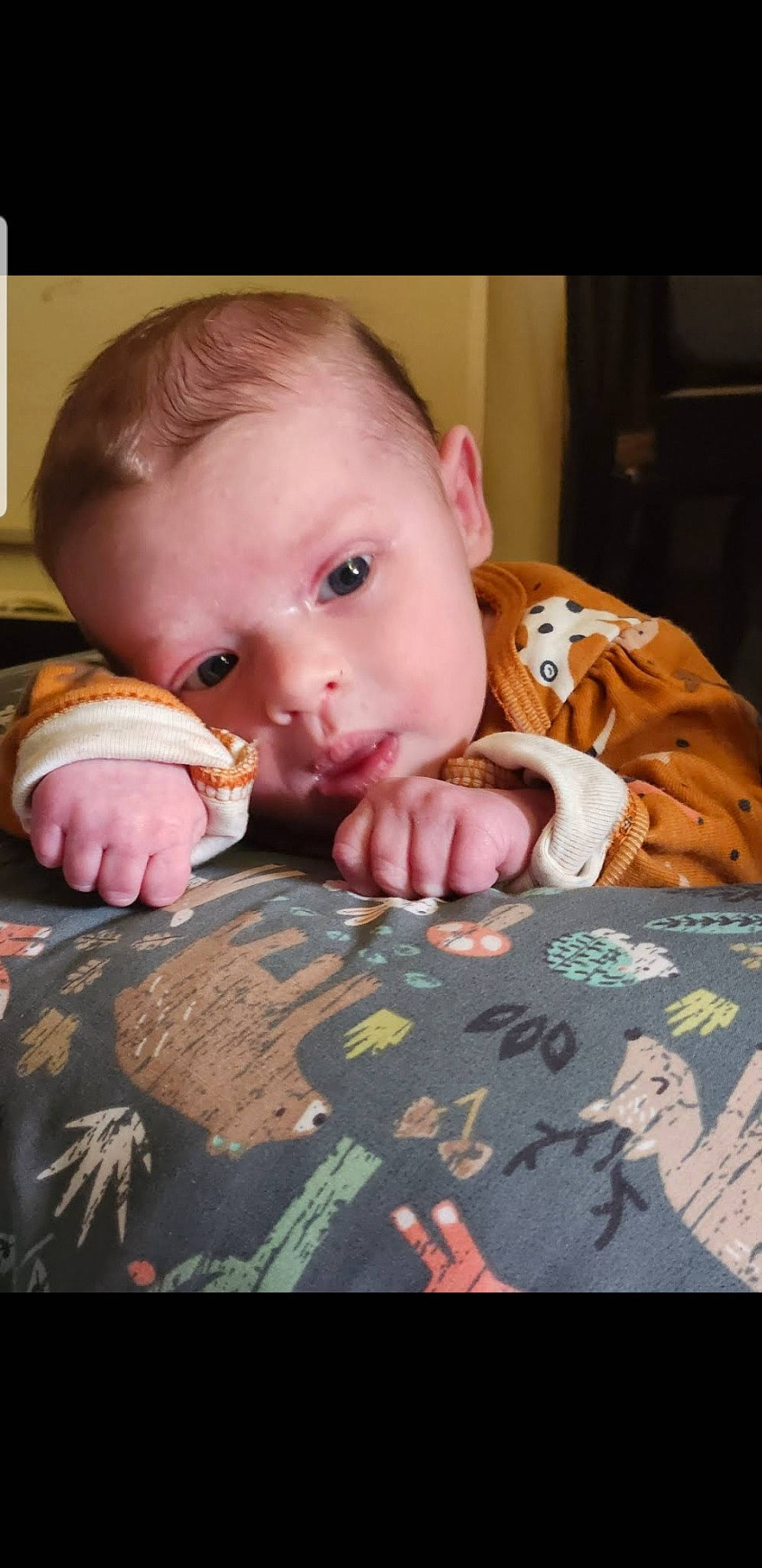 Amarah joined the competition — help win amazing prizes! arm, baby, baby_toddler_clothing, cheek, comfort, finger, flooring, gesture, human_body, iris, lip, military_camouflage, mouth, nose, person, pink, skin, sleeve, textile, toddler