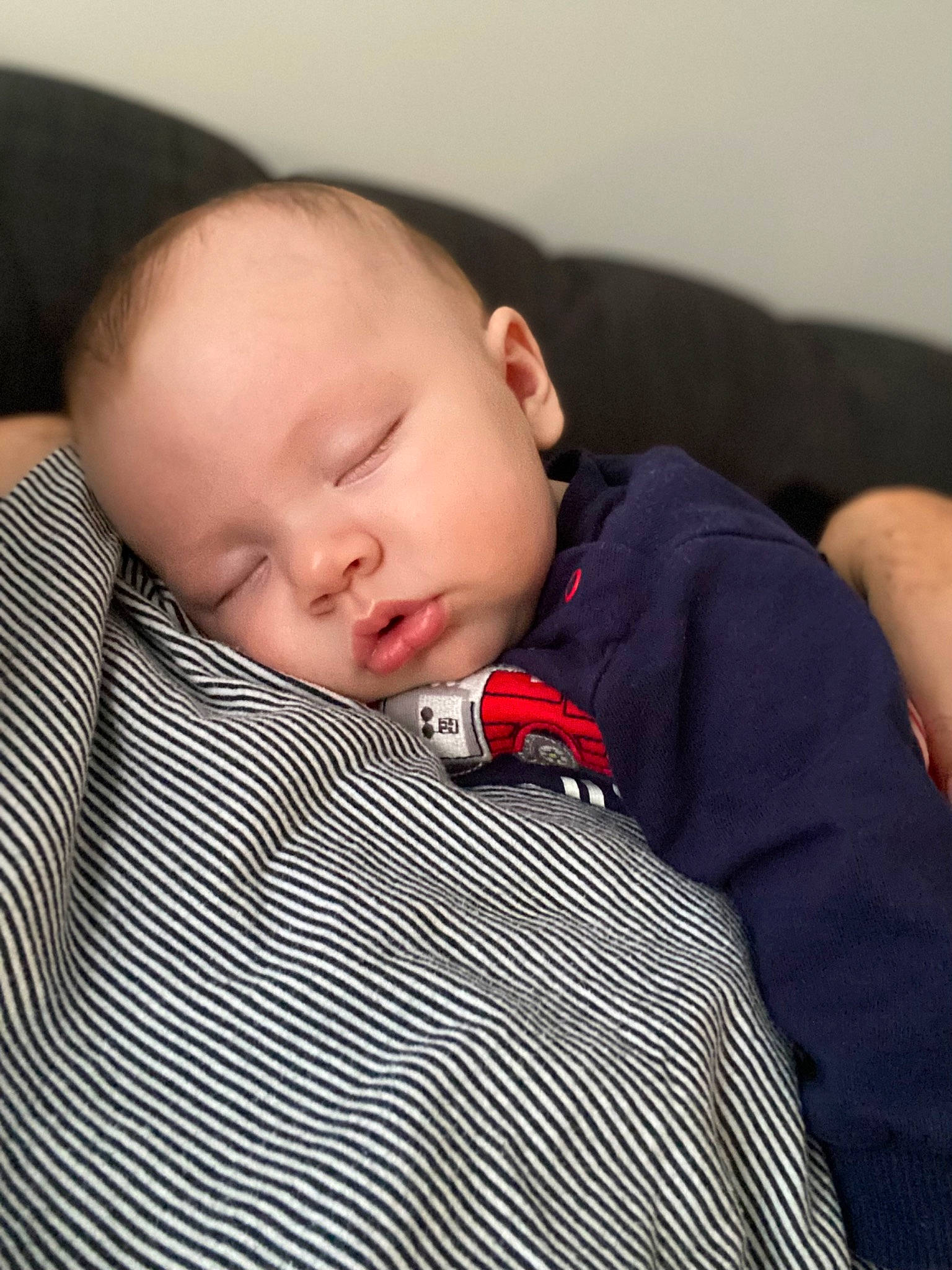 Evan joined the competition — help win amazing prizes! baby, baby_sleeping, baby_toddler_clothing, bedtime, carmine, cheek, child, chin, collar, comfort, linens, nap, nose, pattern, person, room, sitting, skin, sleep, sleeve