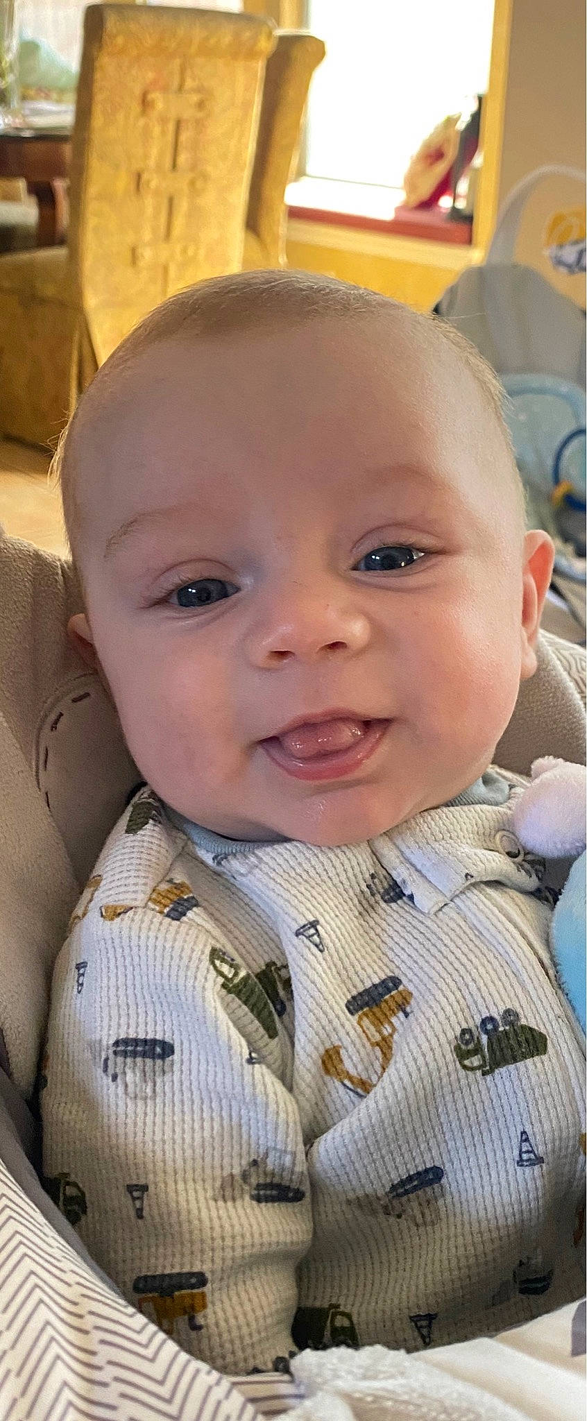 Robby joined the competition — help win amazing prizes! baby, baby_laughing, baby_toddler_clothing, cheek, child, chin, collar, dress_shirt, eye, eyebrow, eyelash, happy, head, iris, lip, nose, person, skin, sleeve, smile