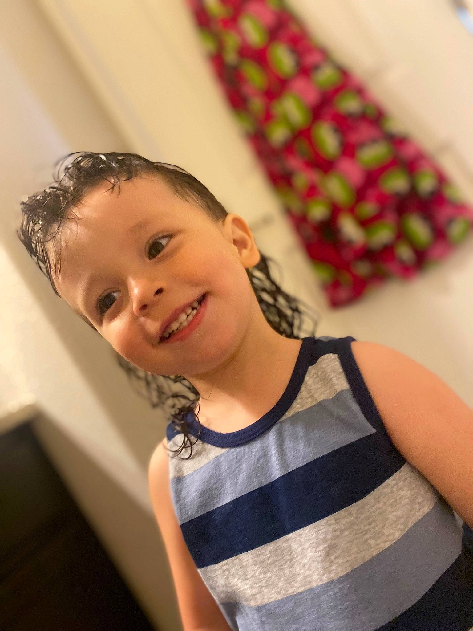 Adrian is registered to the contest to win money with this photo: arm, dress, eye, face, fashion, flash_photography, hair, hairstyle, happy, head, joint, joy, organ, person, pink, shoulder, skin, sleeve, smile, standing