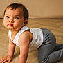 Hina Dupire participe au concours pour gagner de l'argent avec cette photo : baby, babycrawling, bodypart, crawling, face, finger, hand, hardwood, head, person, photography, portrait, wood