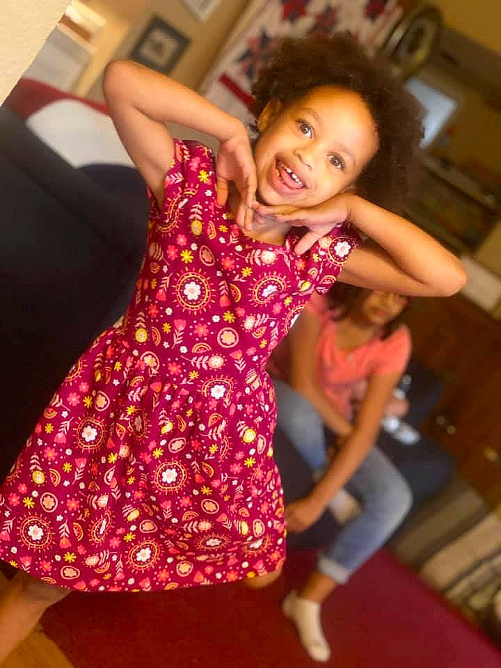 Olivia joined the competition — help win amazing prizes! abdomen, child, dance, design, doll, dress, fun, joy, magenta, pattern, person, pink, toddler, toy