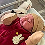 Aryan a rejoint le concours — aidez-le/la à gagner de superbes lots ! newborn, baby, bassinet, hospital, blanket, mittens, hat, onesie, bunny, sleeping, infant, cute, portrait, swaddled, soft_fabric, crib, maternity, resting, skin, cozy