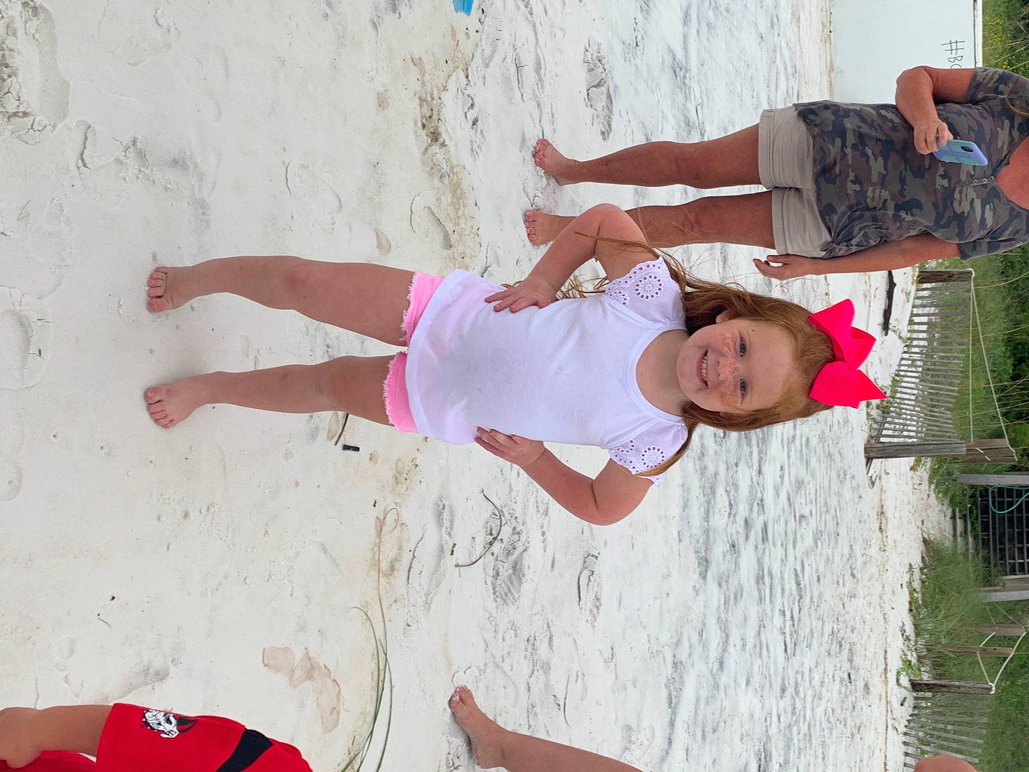 Kenzlee joined the competition — help win amazing prizes! arm, fun, happy, joy, leg, leisure, person, pink, vacation