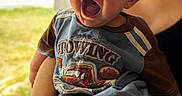 Winston joined the competition — help win amazing prizes! baby, child, smiling, happy, person, holding, adult, outdoor, natural_light, portrait, casual_clothing, diaper, face, skin, expression, close_up, parent, joy, toddler, cute