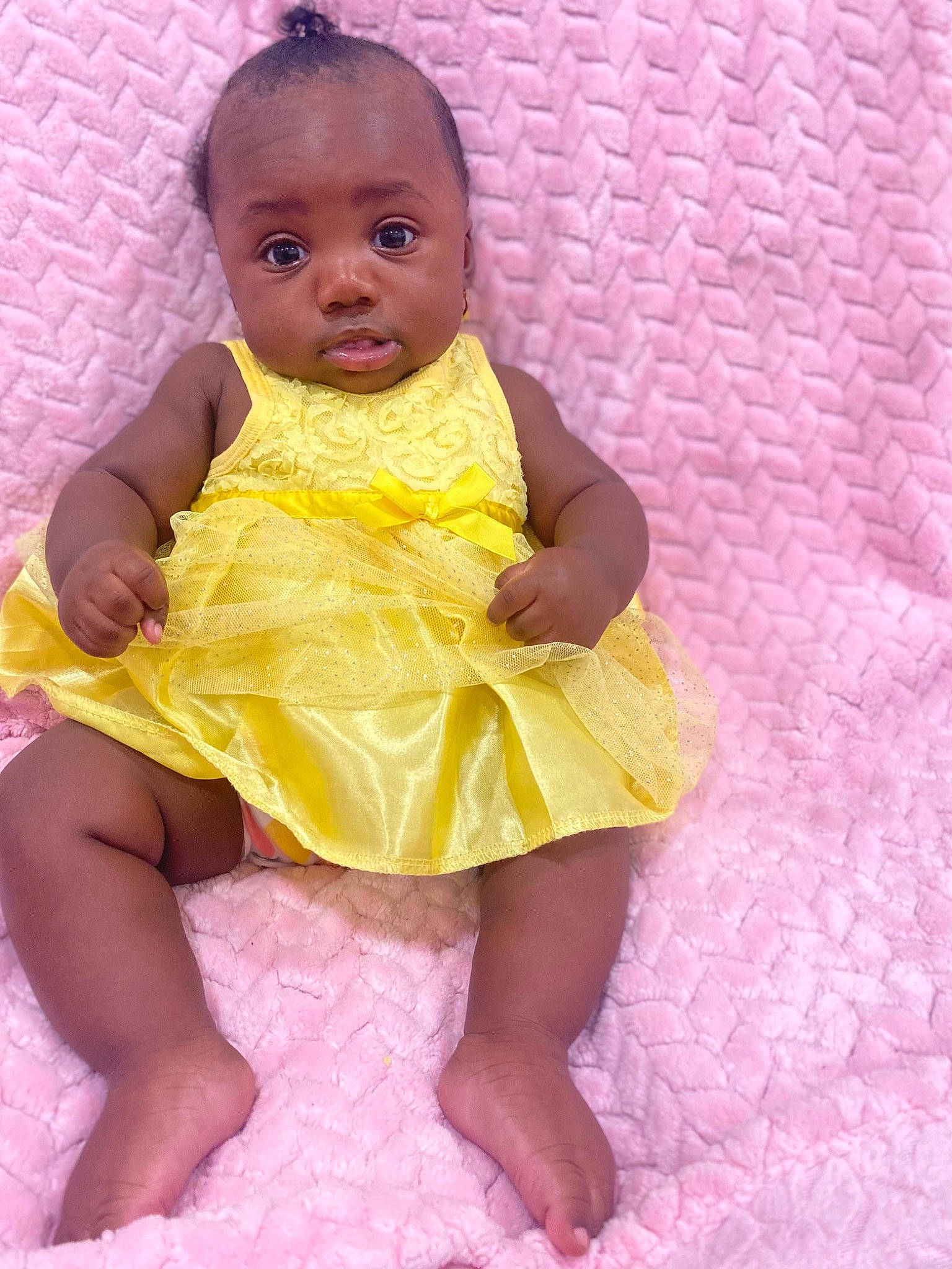 Trophe joined the competition — help win amazing prizes! arm, baby_toddler_clothing, cheek, dress, eye, finger, fun, hair, hairstyle, hand, happy, head, iris, person, pink, purple, skin, smile, standing, textile