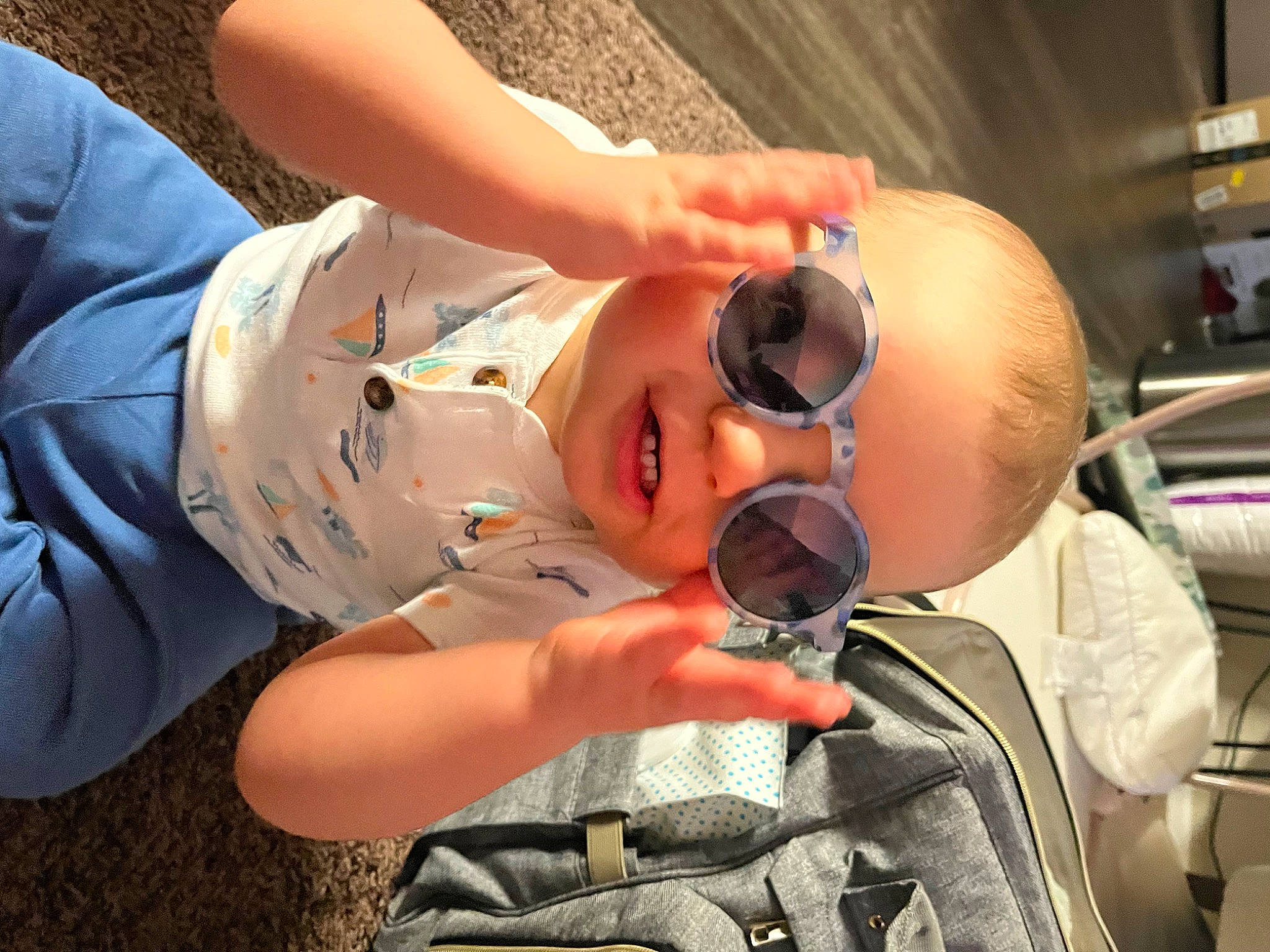 Kynstin joined the competition — help win amazing prizes! baby, baby_toddler_clothing, child, elbow, eyewear, fun, gesture, glasses, goggles, happy, hat, health_care, nail, person, personal_protective_equipment, service, sunglasses, thumb, toddler, vacation