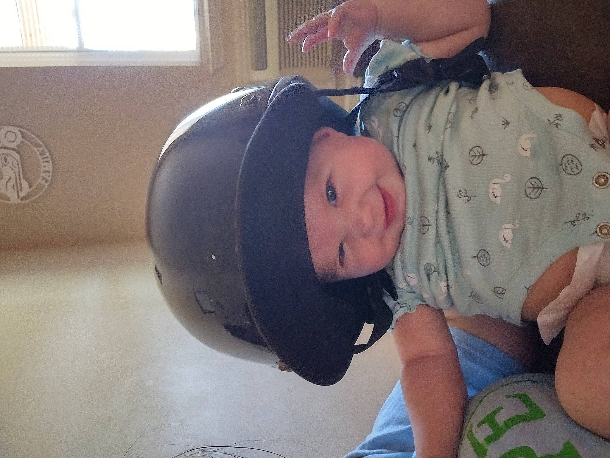 Paisley joined the competition — help win amazing prizes! abdomen, baby, baby_products, baby_toddler_clothing, cap, cheek, child, comfort, elbow, eye, eyelash, fashion_accessory, headgear, headwear, joint, joy, mouth, person, personal_protective_equipment, room