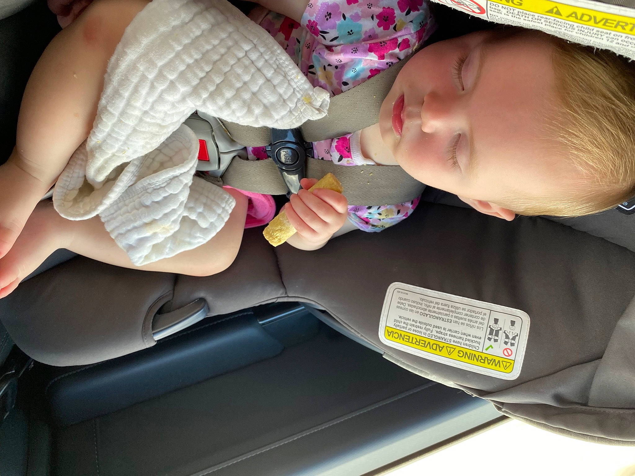 Piper joined the competition — help win amazing prizes! arm, baby, baby_carriage, baby_in_car_seat, baby_products, car_seat, cheek, child, comfort, finger, hair, hand, lap, mouth, nail, person, seat_belt, skin, thigh, thumb