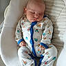 Ares joined the competition — help win amazing prizes! animal_print, baby, baby_seat, child, comfortable, cushion, cute, face, footwear, hand, head, indoors, infant, onesie, peaceful, portrait, resting, sleeping, soft_lighting, young_child
