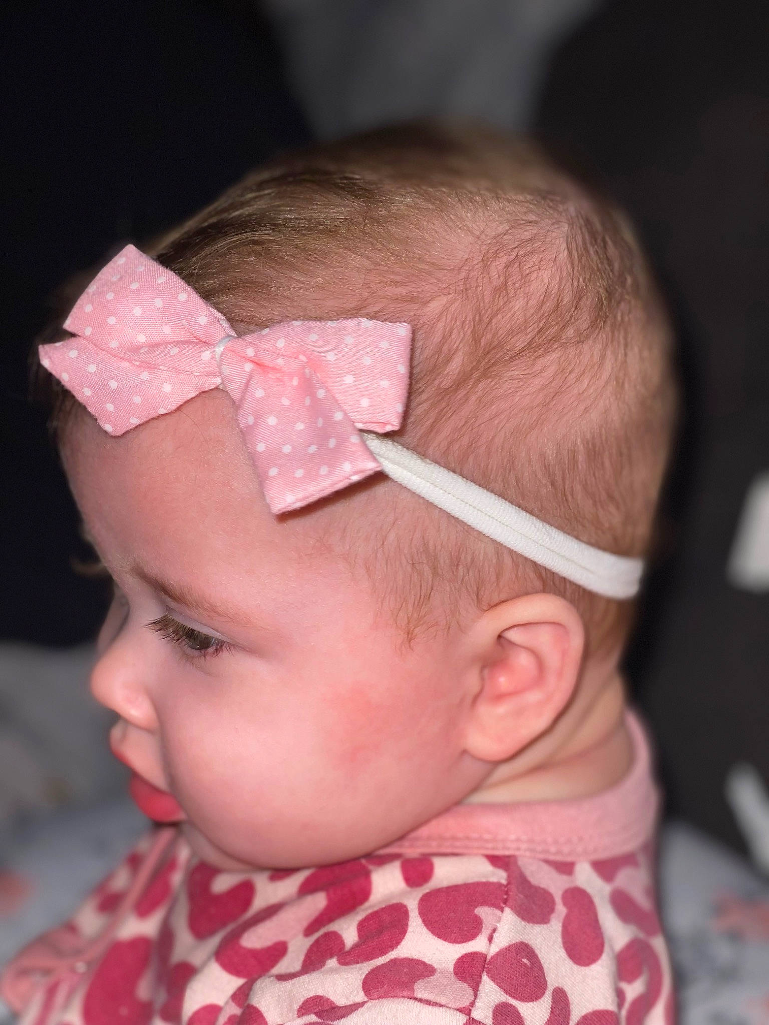 Khloe joined the competition — help win amazing prizes! baby, baby_toddler_clothing, cheek, ear, eye, eyebrow, eyelash, eyewear, face, glasses, head, headgear, human_body, lip, neck, person, pink, skin, sleeve, throat